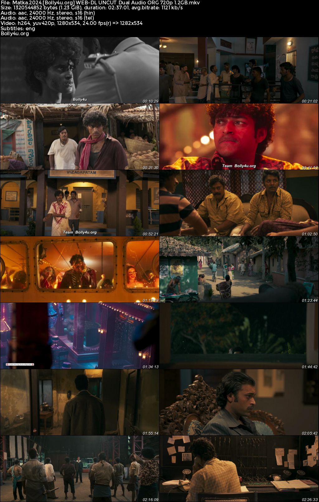 Matka 2024 WEB-DL UNCUT Hindi Dual Audio ORG Full Movie Download 1080p 720p 480p Watch Online Free bolly4u