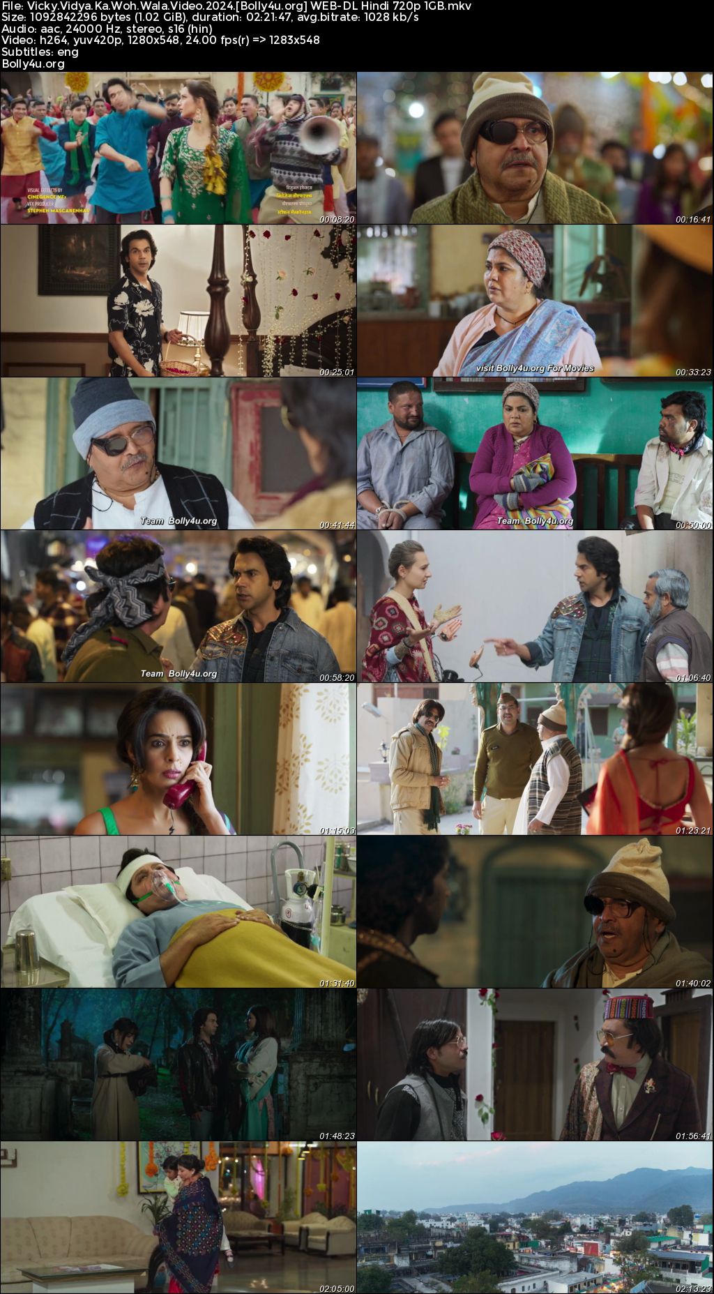 Vicky Vidya Ka Woh Wala Video 2024 WEB-DL Hindi Full Movie Download 1080p 720p 480p