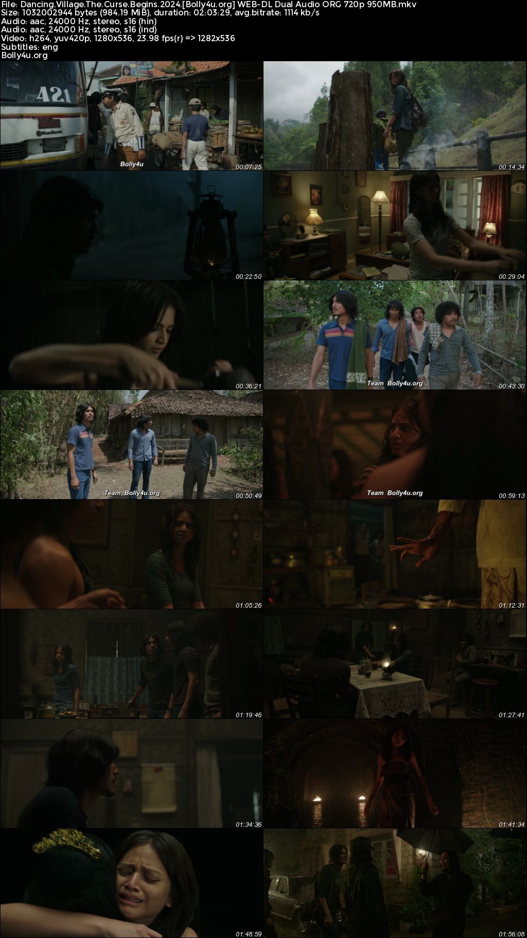 Dancing Village The Curse Begins 2024 WEB-DL Hindi Dual Audio ORG Full Movie Download 1080p 720p 480p