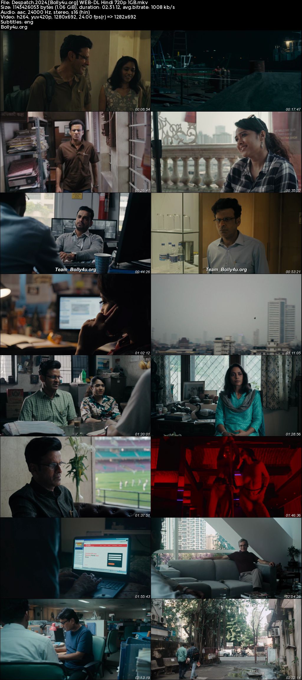 Despatch 2024 WEB-DL Hindi Full Movie Download 1080p 720p 480p