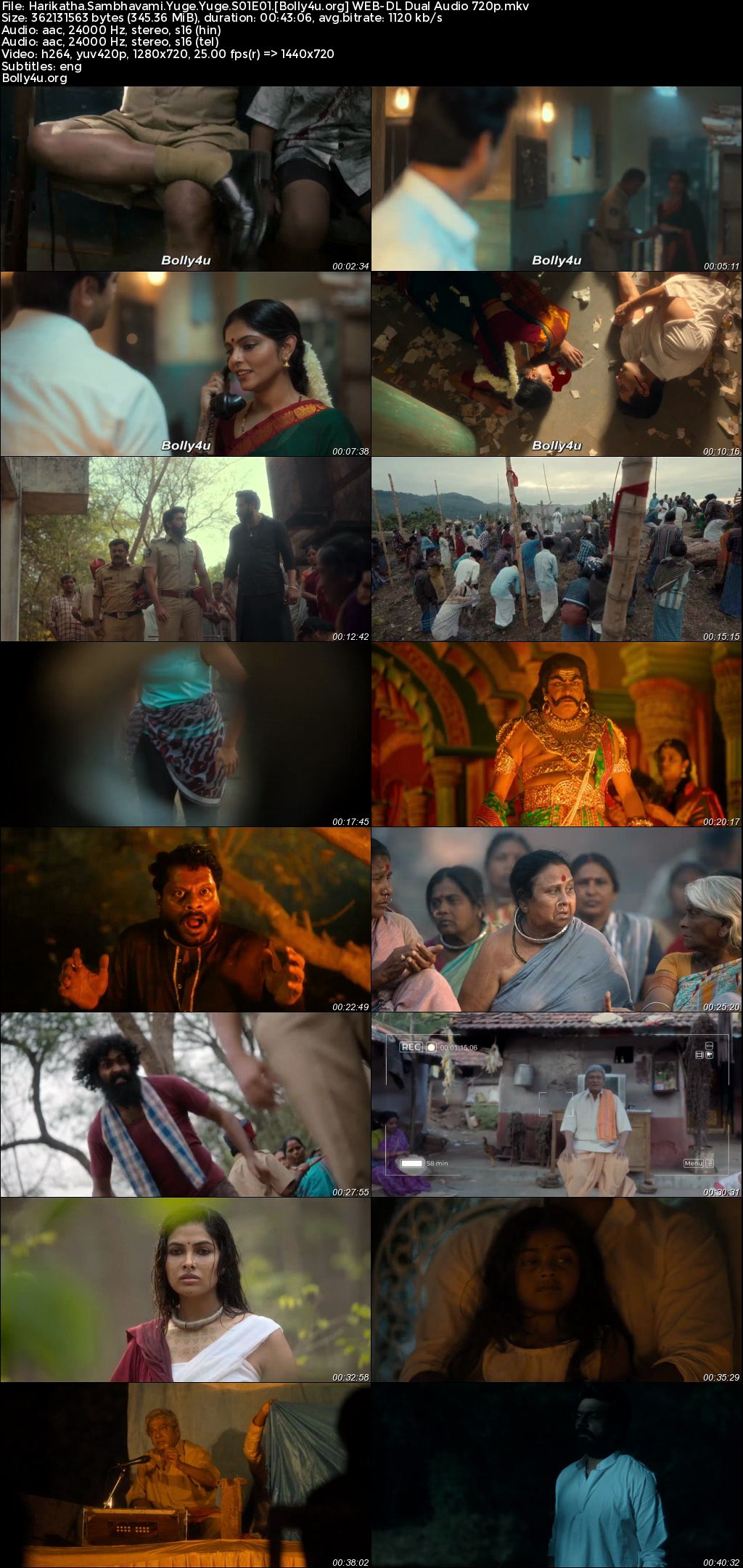 Harikatha Sambhavami Yuge Yuge 2024 WEB-DL Hindi Dual Audio ORG S01 Complete Download 720p 480p