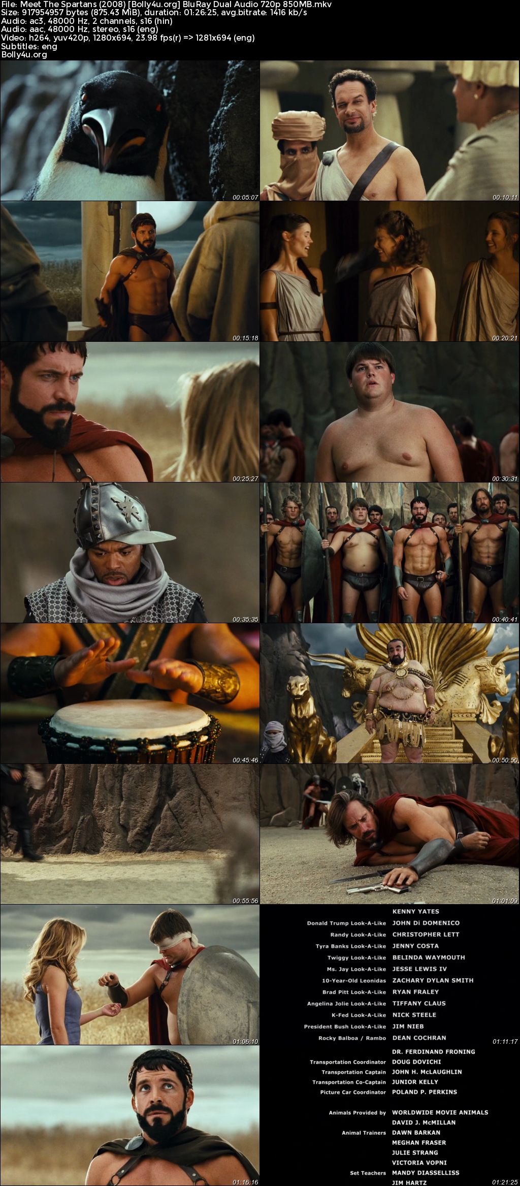 Meet The Spartans 2008 BluRay Hindi Dual Audio Full Movie Download 720p 480p