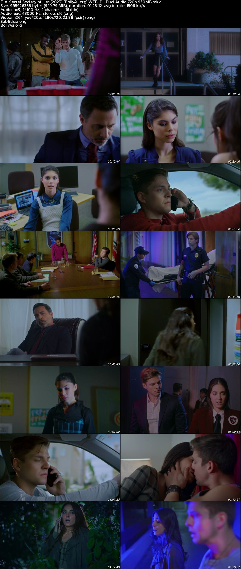 Secret Society of Lies 2023 WEB-DL Hindi Dual Audio Full Movie Download 720p 480p
