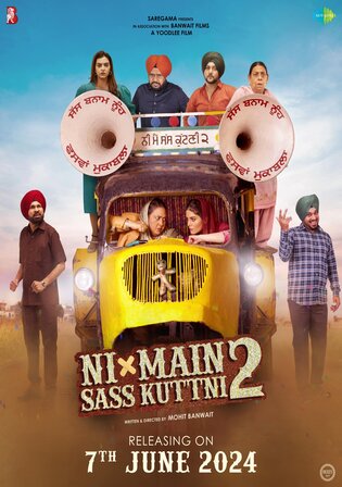 Ni Main Sass Kuttni 2 2024 WEB-DL Punjabi Full Movie Download 1080p 720p 480p