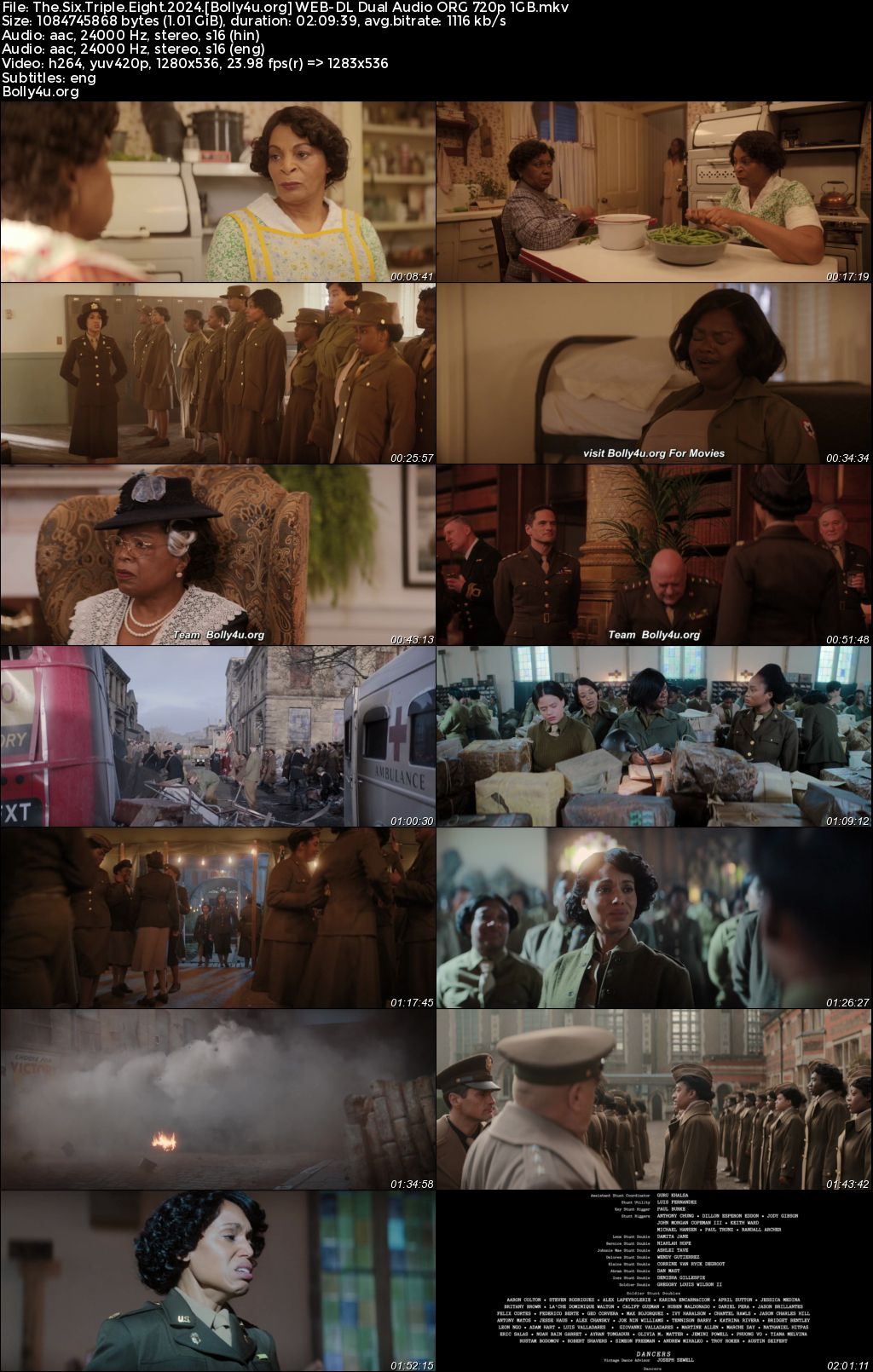 The Six Triple Eight 2024 WEB-DL Hindi Dual Audio ORG Full Movie Download 1080p 720p 480p