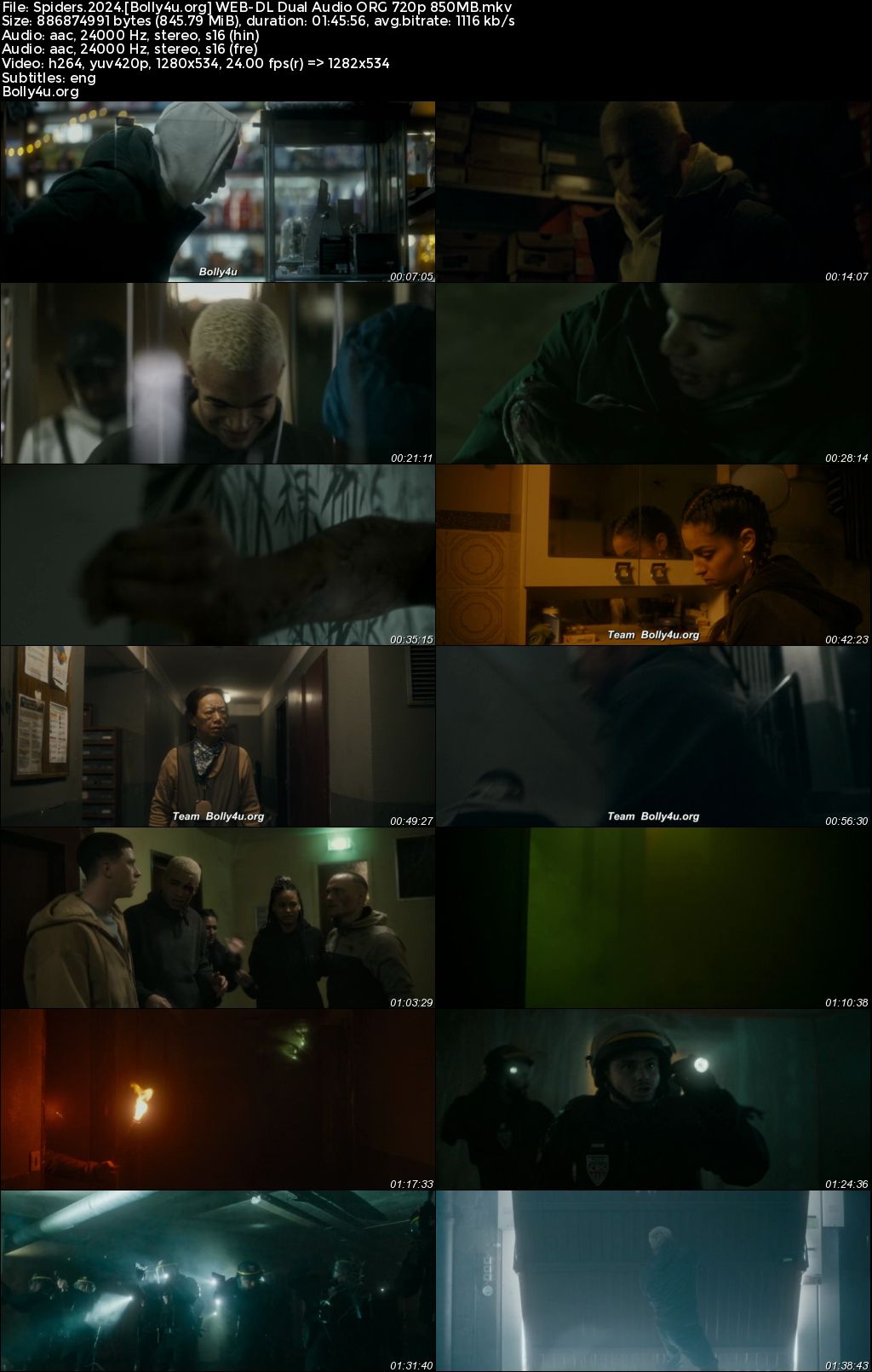 Spiders 2024 WEB-DL Hindi Dual Audio ORG Full Movie Download 1080p 720p 480p