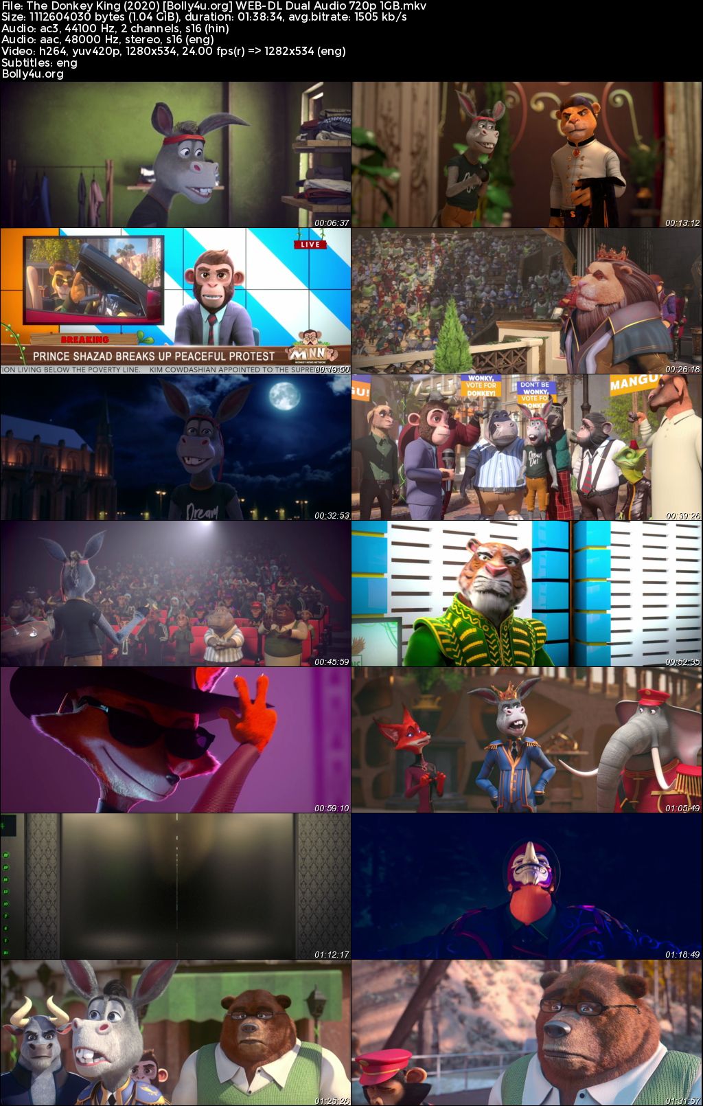 The Donkey King 2020 WEB-DL Hindi Dual Audio Full Movie Download 720p 480p