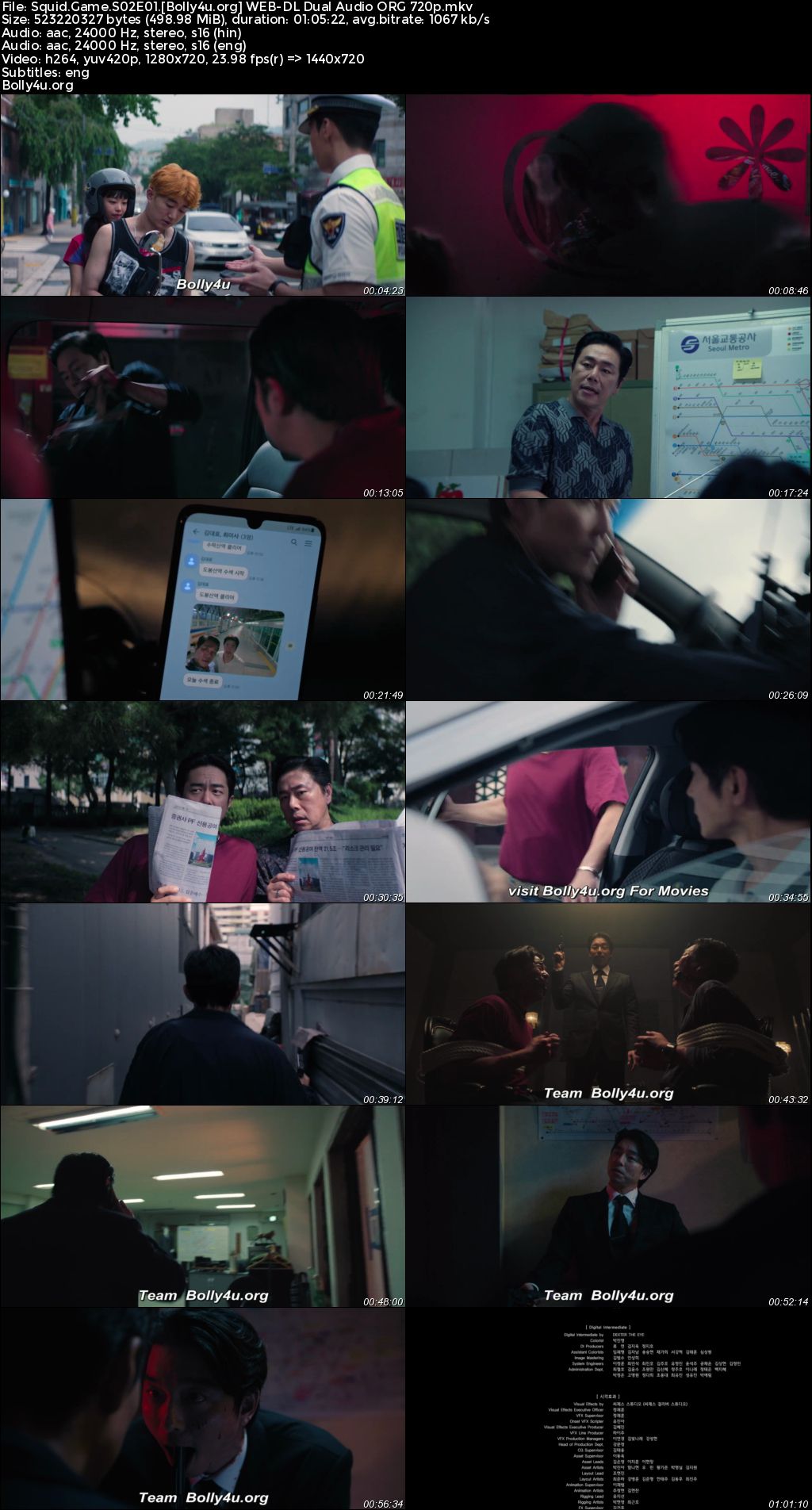 Squid Game 2024 WEB-DL Hindi Dual Audio ORG S02 Complete Download 720p 480p