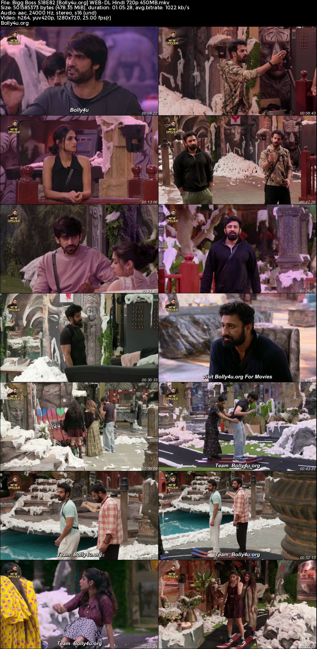 Bigg Boss 2024 WEB-DL Hindi S18E82 Download 720p 480p