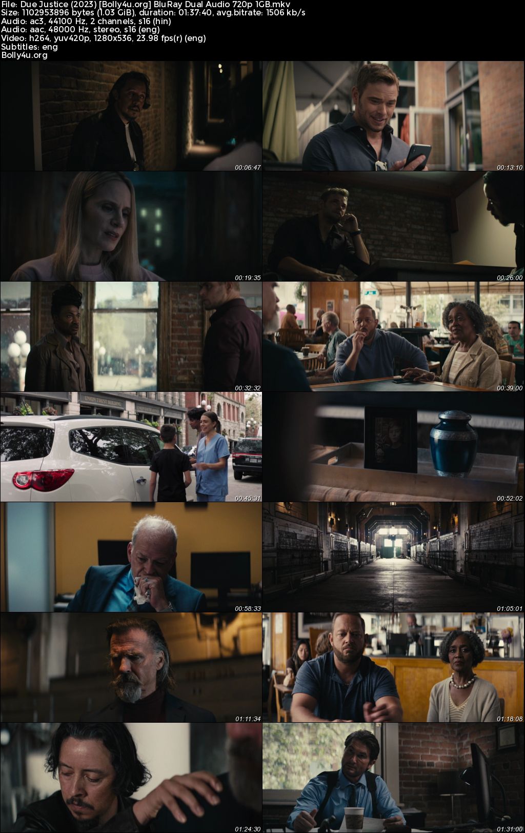 Due Justice 2023 BluRay Hindi Dual Audio Full Movie Download 720p 480p