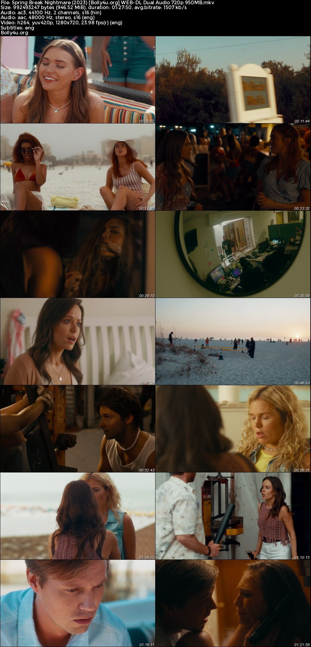 Spring Break Nightmare 2023 WEB-DL Hindi Dual Audio Full Movie Download 720p 480p