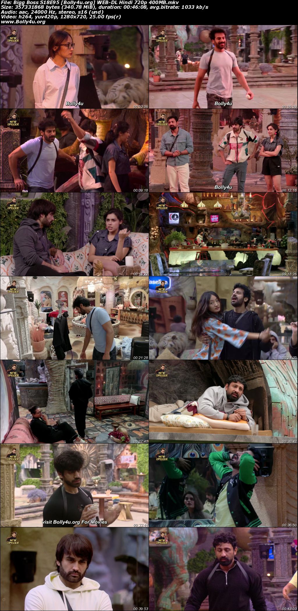 Bigg Boss 2024 WEB-DL Hindi S18E95 Download 720p 480p