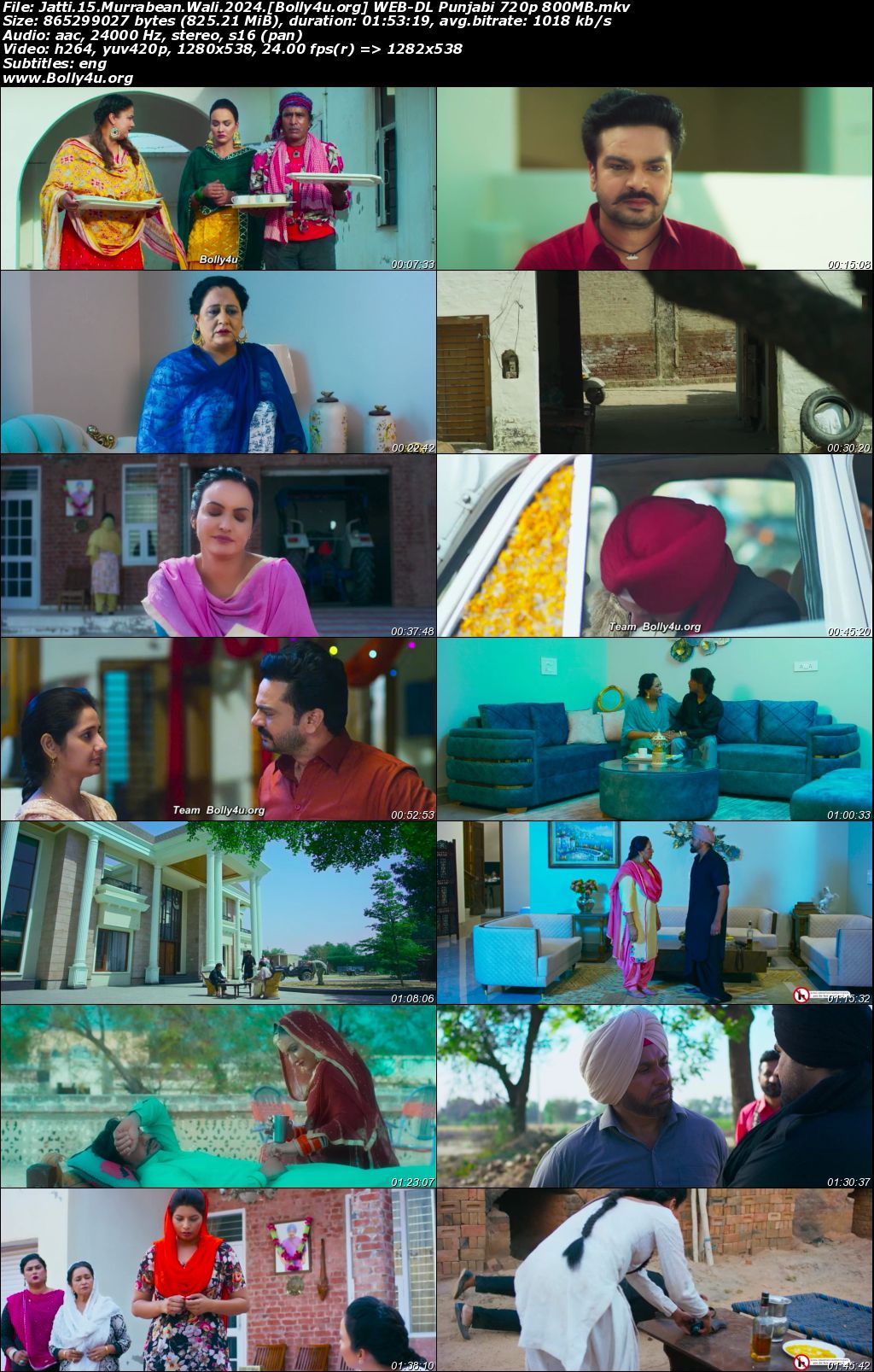 Jatti 15 Murrabean Wali 2024 WEB-DL Punjabi Full Movie Download 1080p 720p 480p