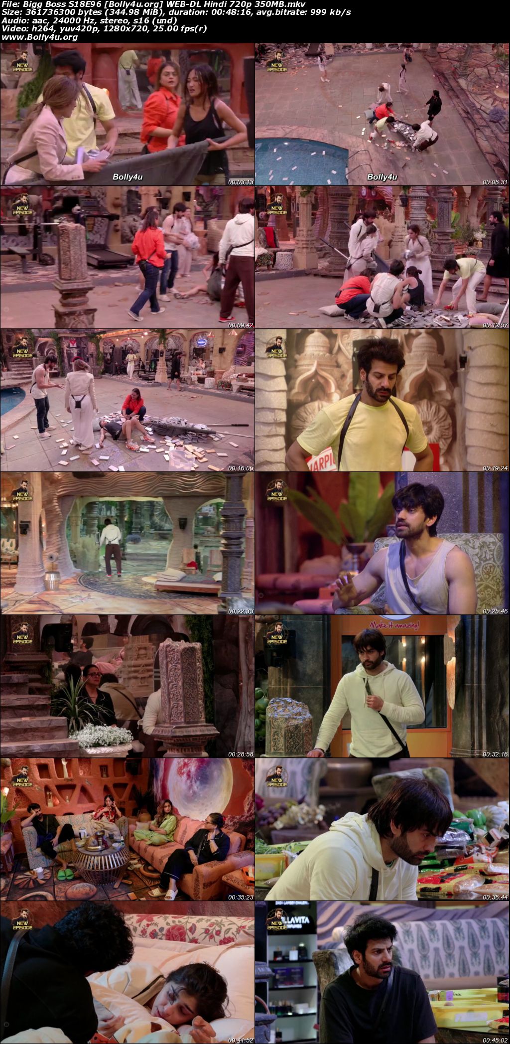 Bigg Boss 2024 WEB-DL Hindi S18E96 Download 720p 480p