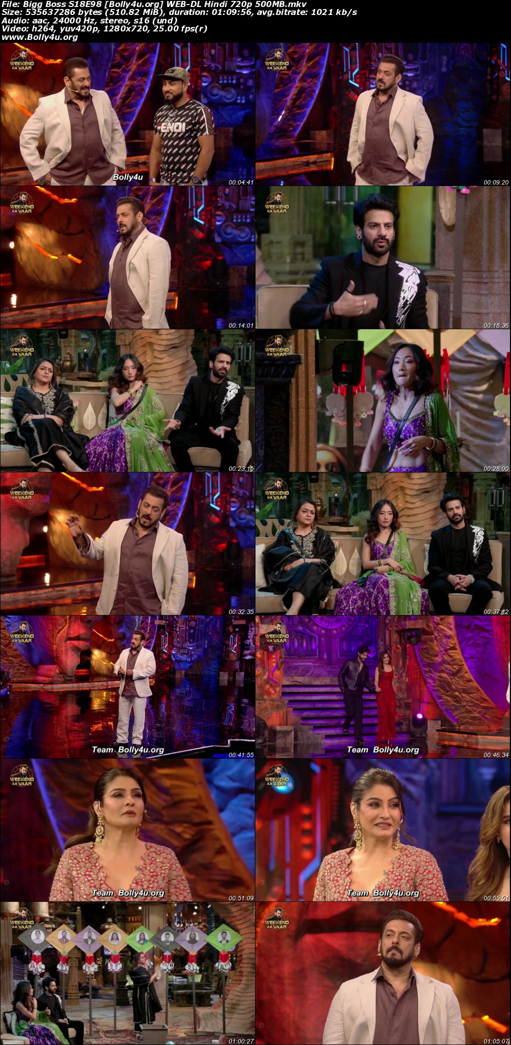 Bigg Boss 2024 WEB-DL Hindi S18E98 Download 720p 480p