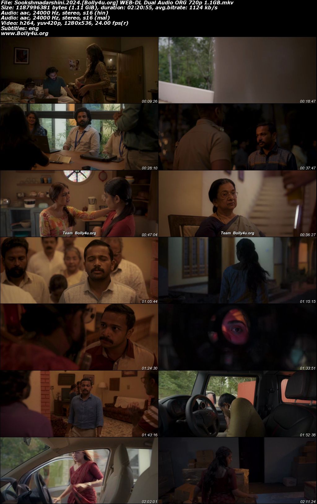 Sookshmadarshini 2024 WEB-DL UNCUT Hindi Dual Audio ORG Full Movie Download 1080p 720p 480p