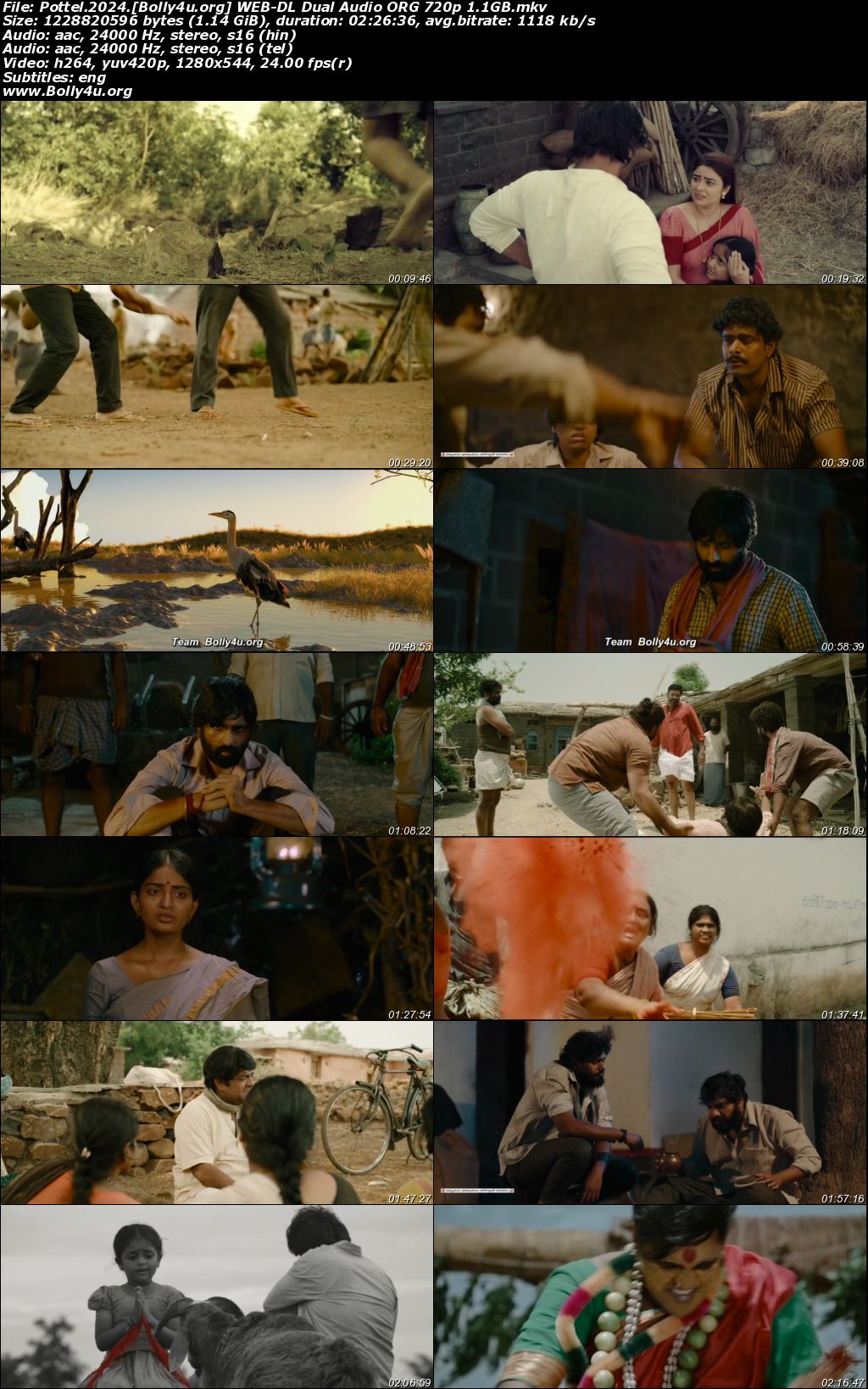 Pottel 2024 WEB-DL UNCUT Hindi Dual Audio ORG Full Movie Download 1080p 720p 480p