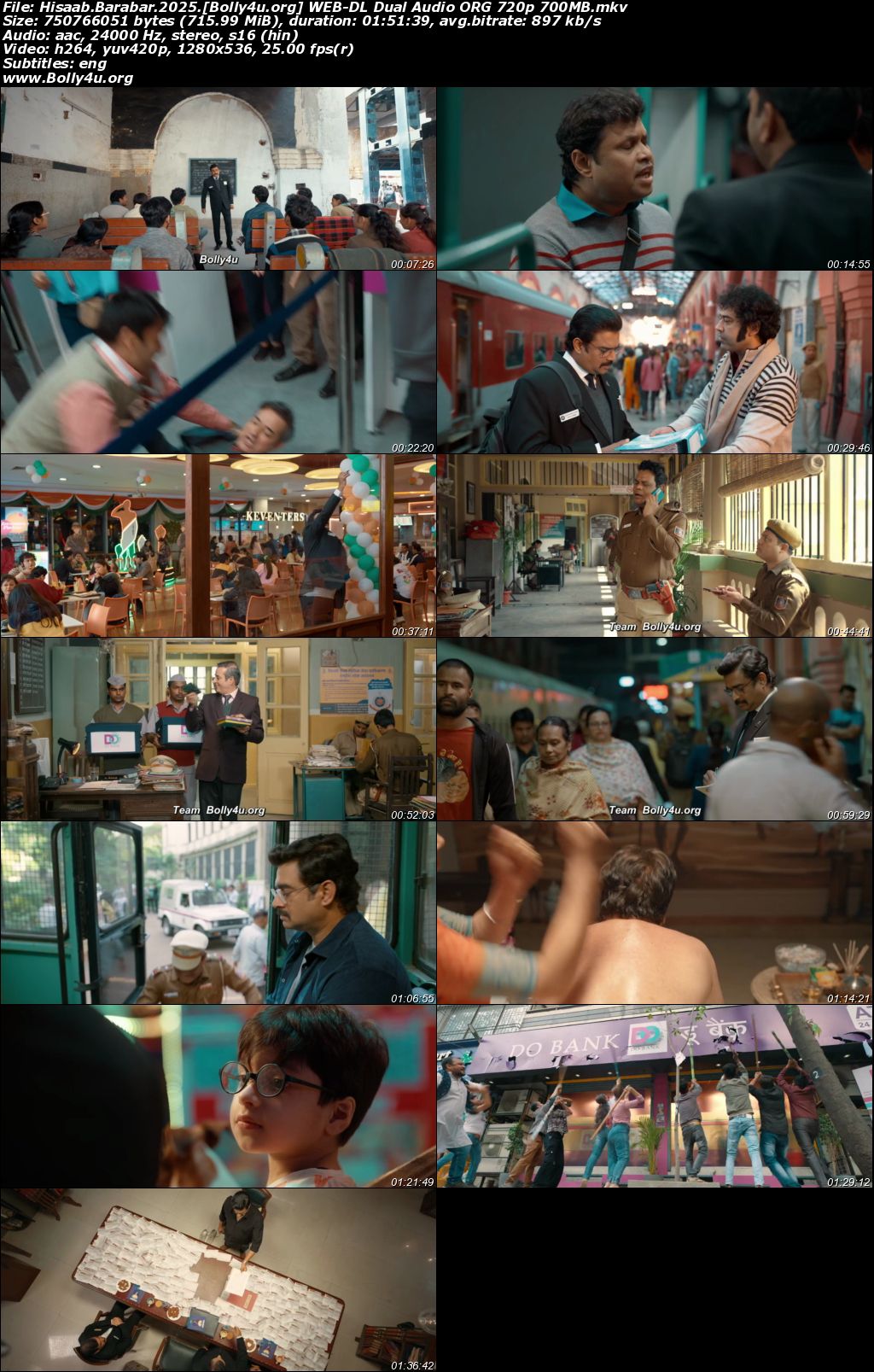 Hisaab Barabar 2025 WEB-DL Hindi Full Movie Download 1080p 720p 480p