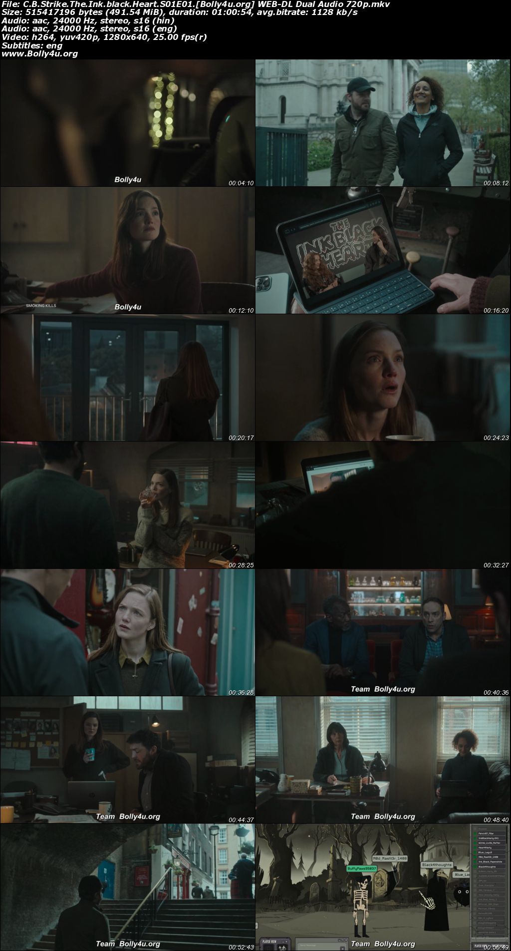 C.B Strike The Ink Black Heart 2025 WEB-DL Hindi Dual Audio ORG S01 Complete Download 720p