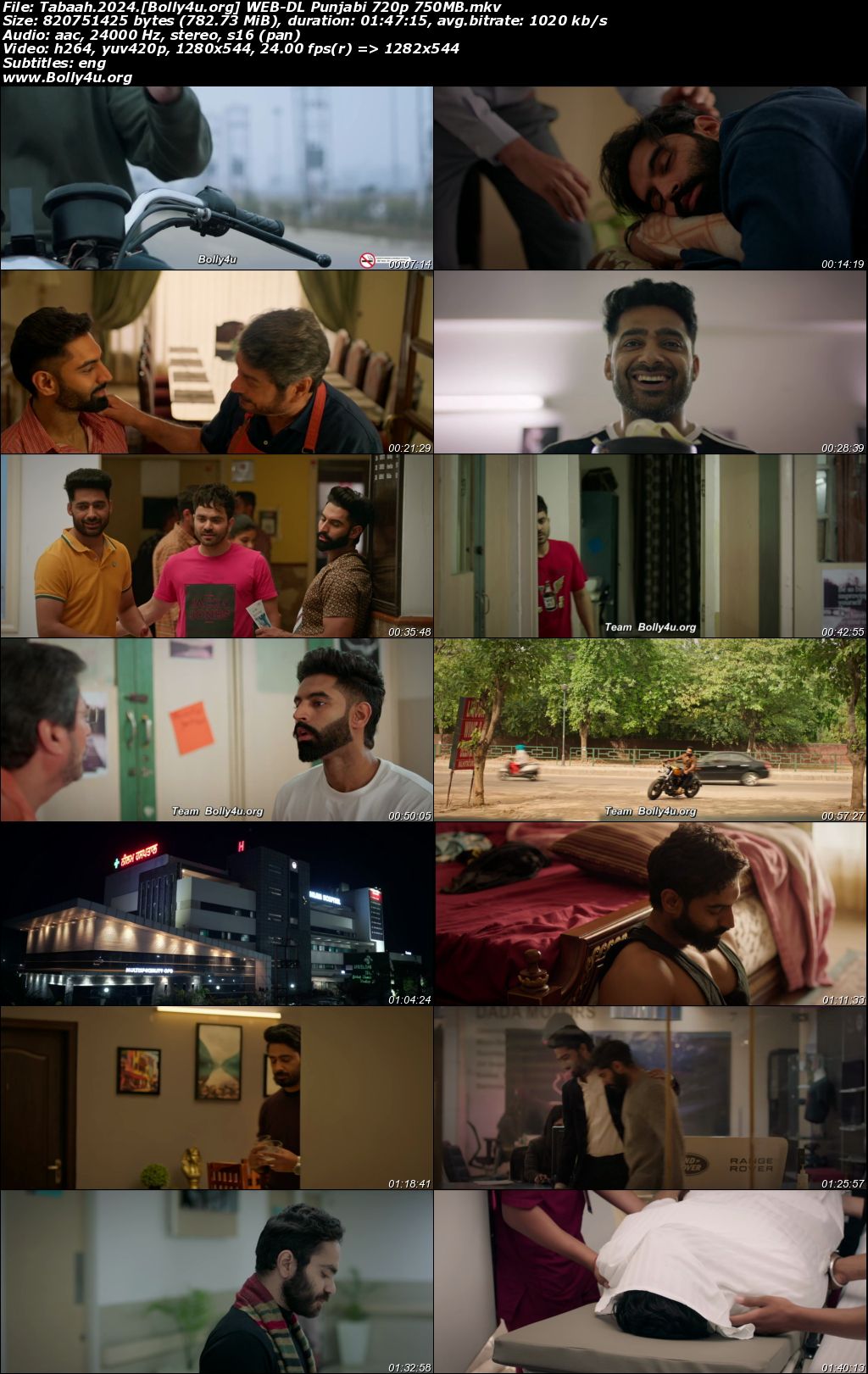 Tabaah 2024 WEB-DL Punjabi Full Movie Download 1080p 720p 480p