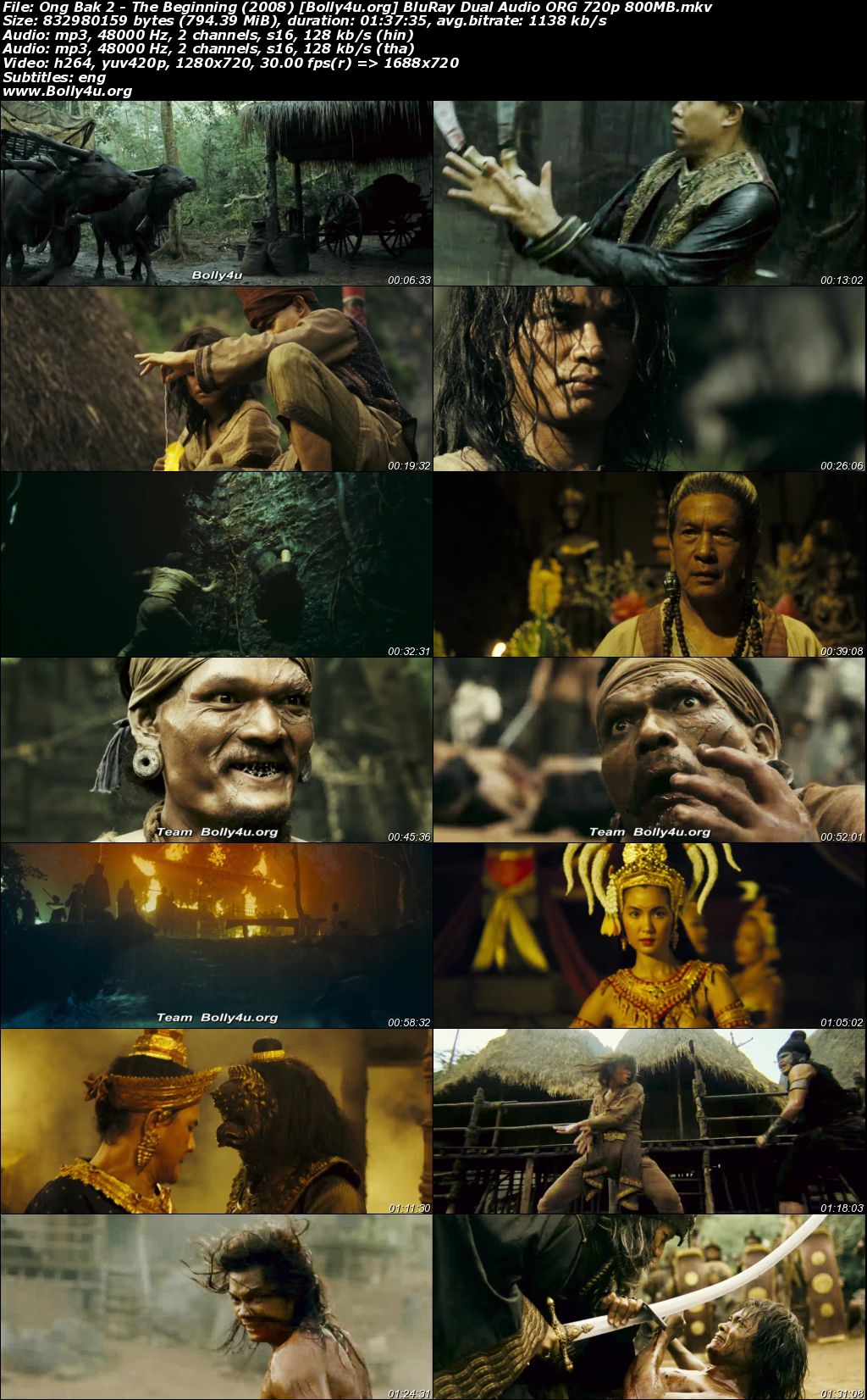 Ong Bak 2 The Beginning 2008 BluRay Hindi Dual Audio ORG Full Movie Download 1080p 720p 480p