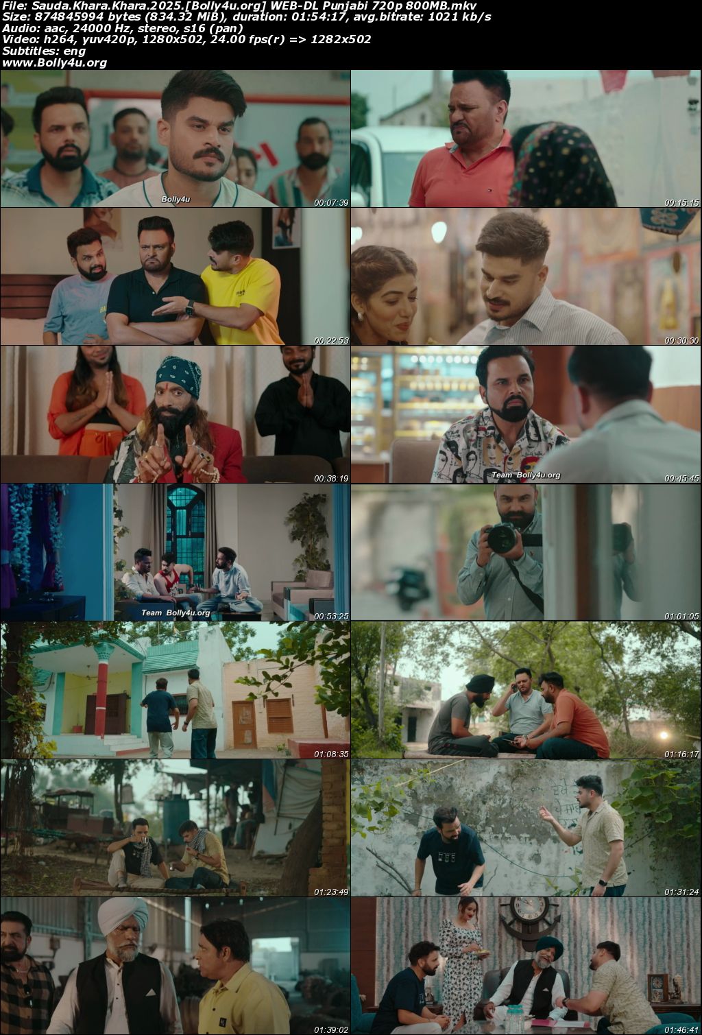 Sauda Khara Khara 2025 WEB-DL Punjabi Full Movie Download 1080p 720p 480p