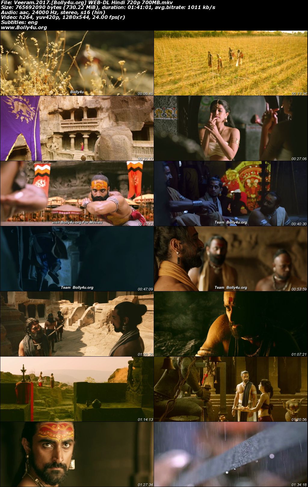 Veeram 2017 WEB-DL Hindi Full Movie Download 1080p 720p 480p