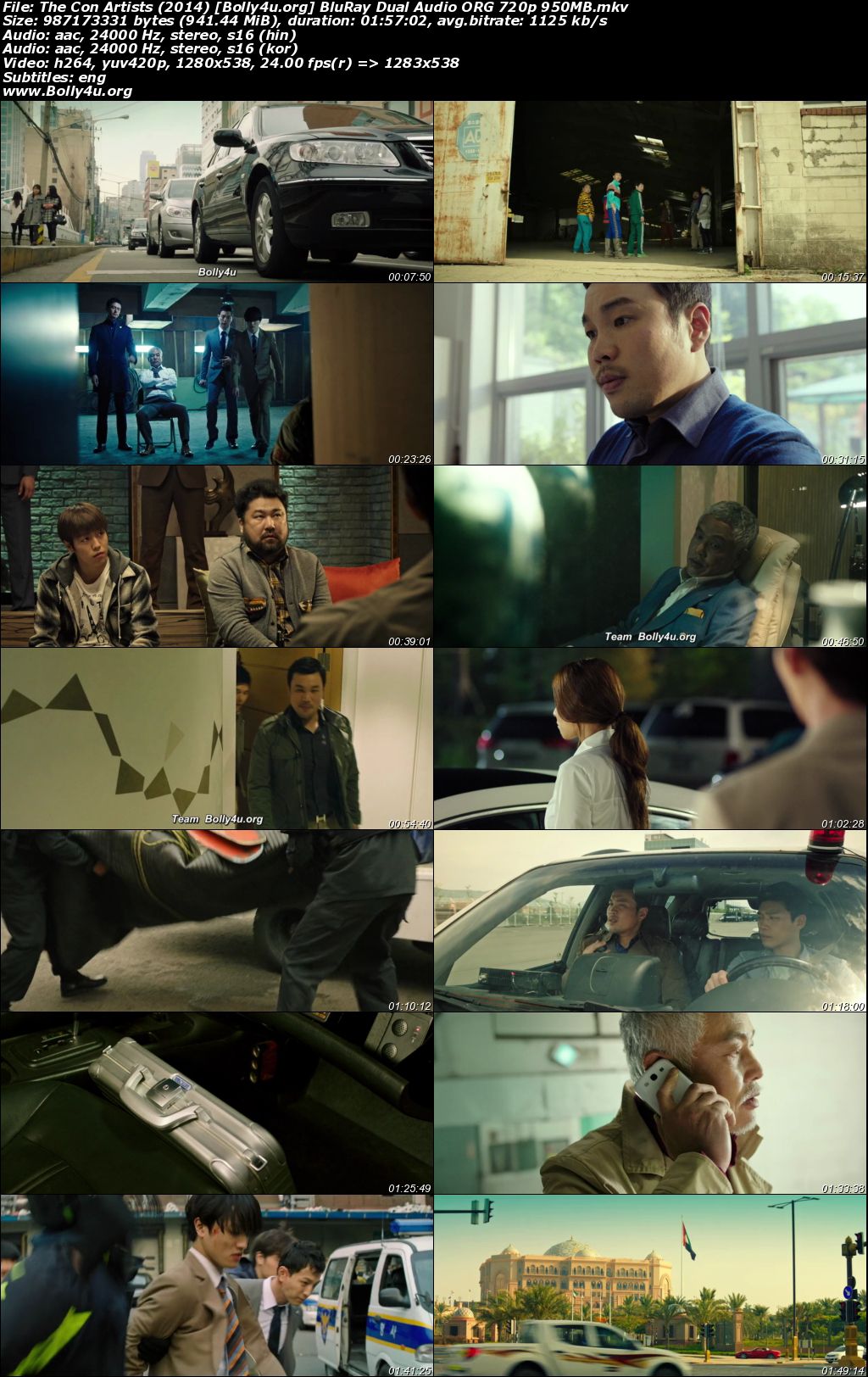 The Con Artists 2014 BluRay Hindi Dual Audio ORG Full Movie Download 1080p 720p 480p