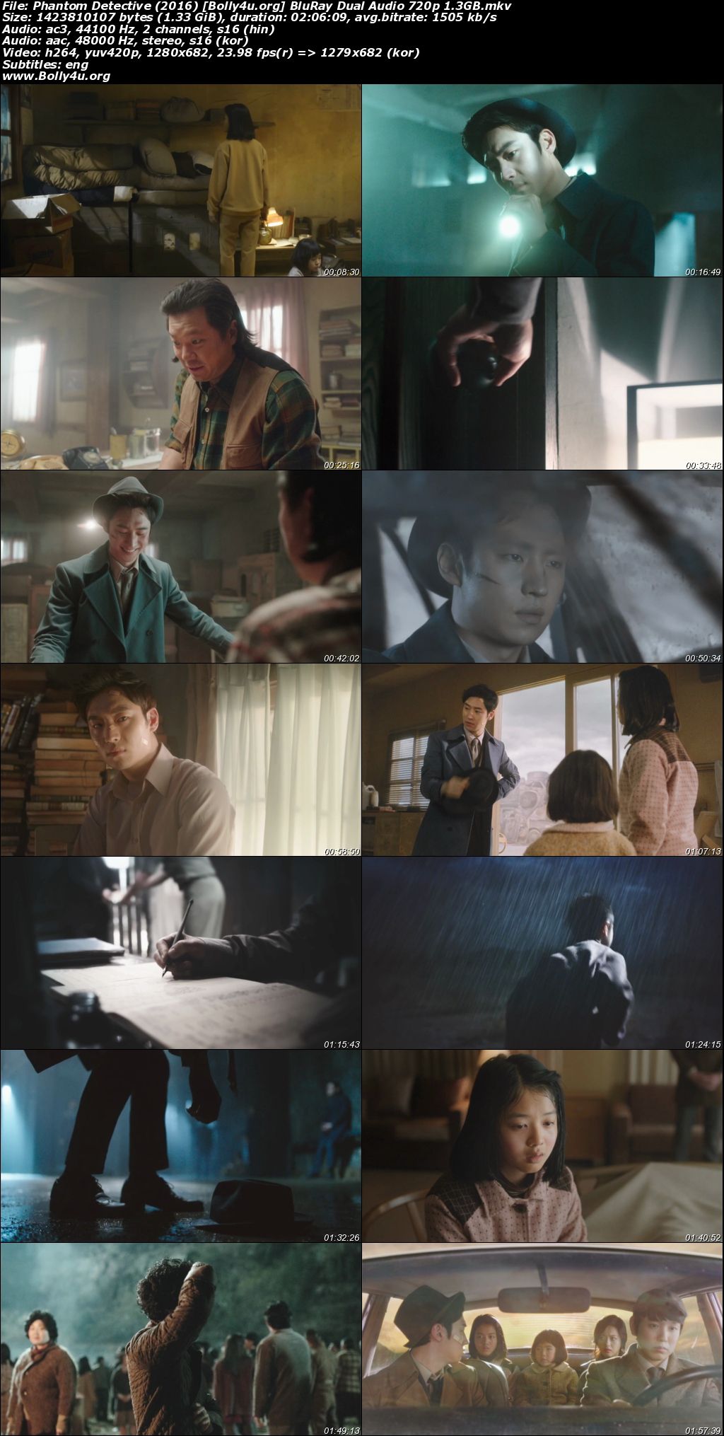 Phantom Detective 2016 BluRay Hindi Dual Audio Full Movie Download 720p 480p