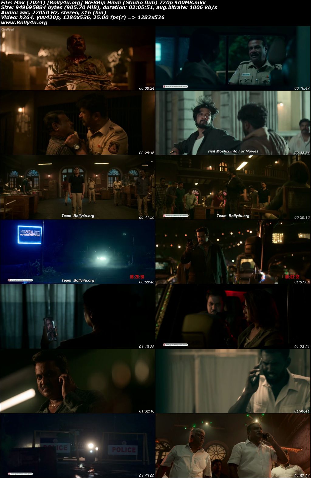 Max 2024 WEBRip Hindi (Studio Dubbed) Full Movie Download 1080p 720p 480p