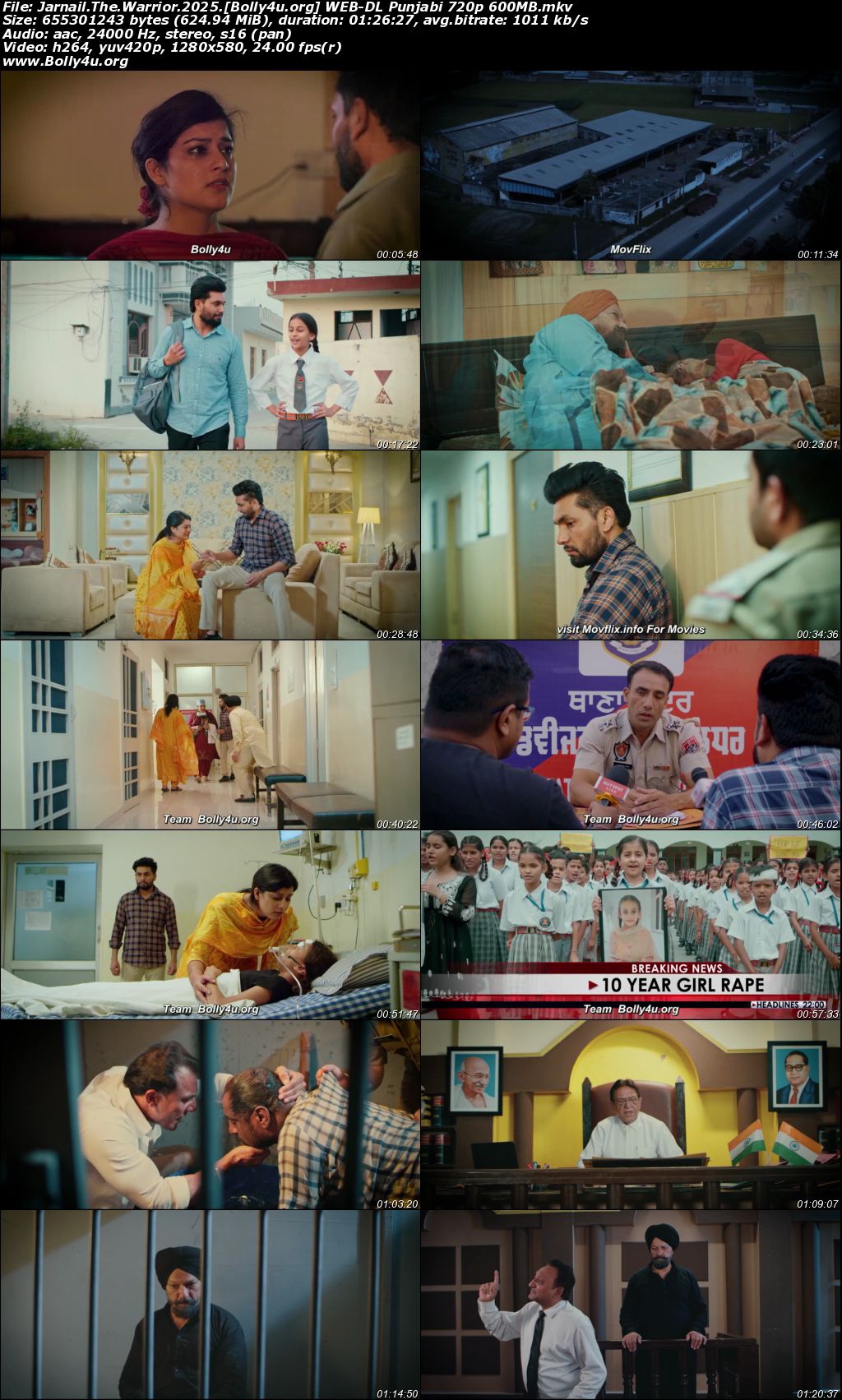 Jarnail The Warrior 2025 WEB-DL Punjabi Full Movie Download 1080p 720p 480p