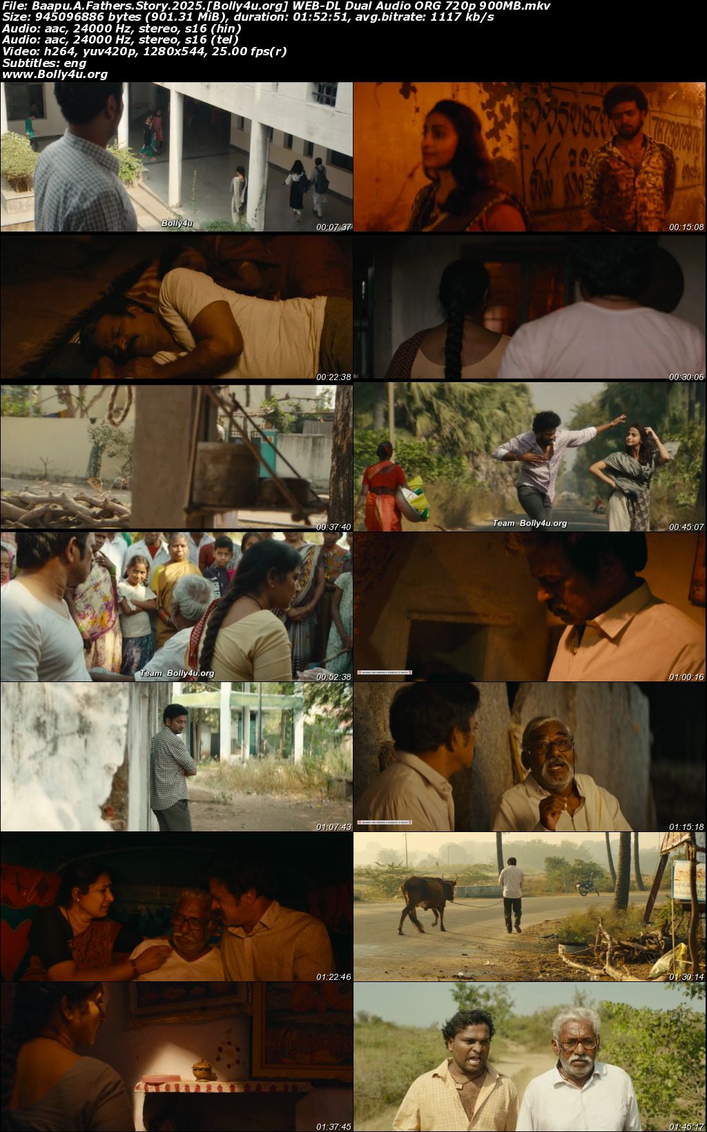 Baapu A Fathers Story 2025 WEB-DL UNCUT Hindi Dual Audio ORG Full Movie Download 1080p 720p 480p