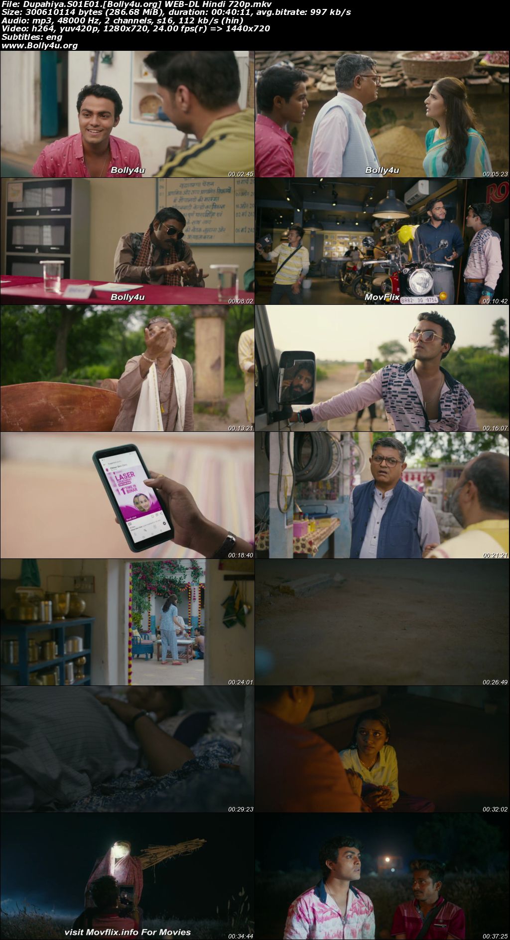 Dupahiya 2025 WEB-DL Hindi S01 Complete Download 720p 480p