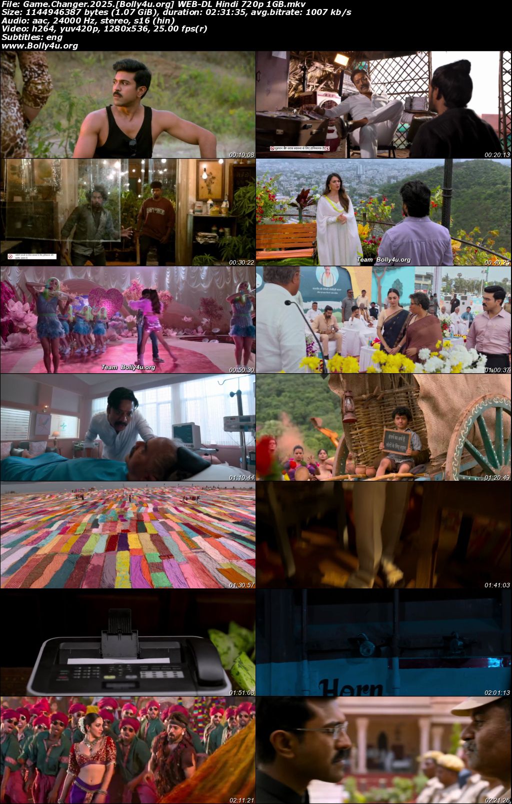 Game Changer 2025 WEB-DL Hindi Full Movie Download 1080p 720p 480p