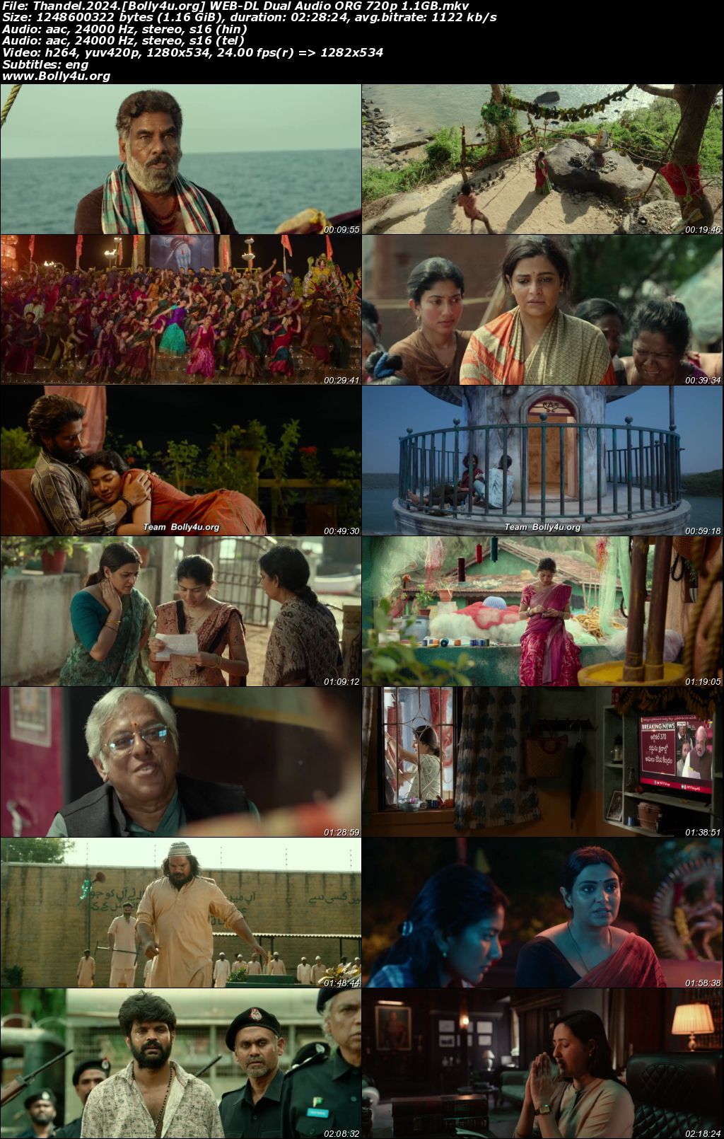 Thandel 2025 WEB-DL Hindi Dual Audio ORG Full Movie Download 1080p 720p 480p