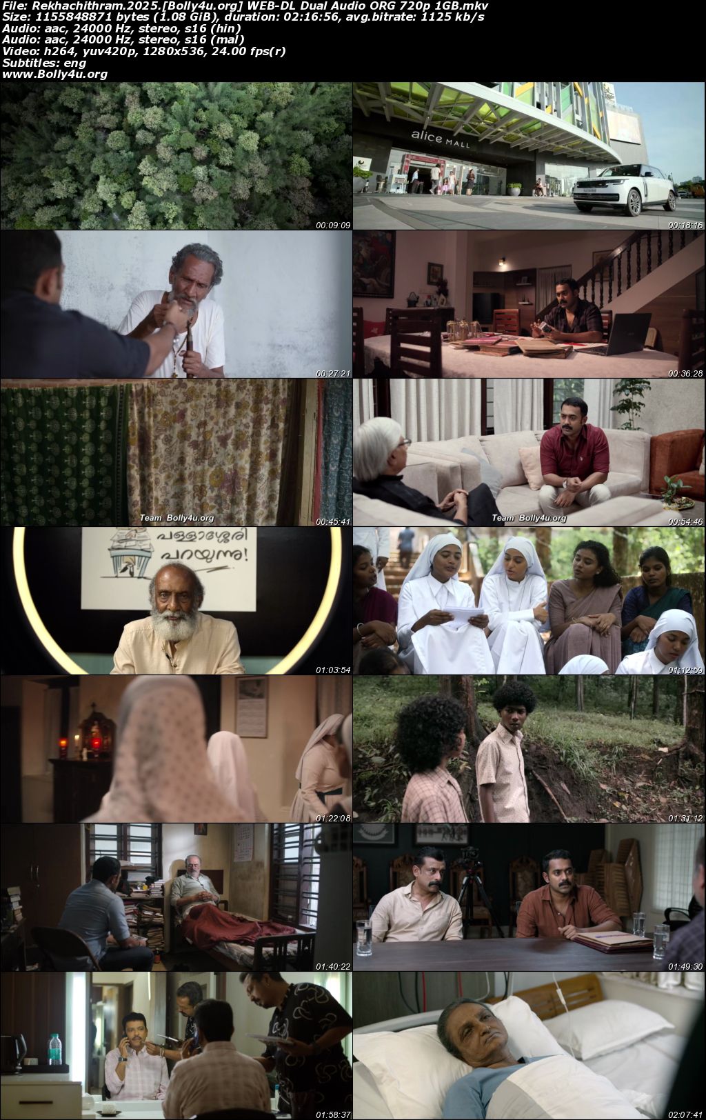 Rekhachithram 2025 WEB-DL UNCUT Hindi Dual Audio ORG Full Movie Download 1080p 720p 480p