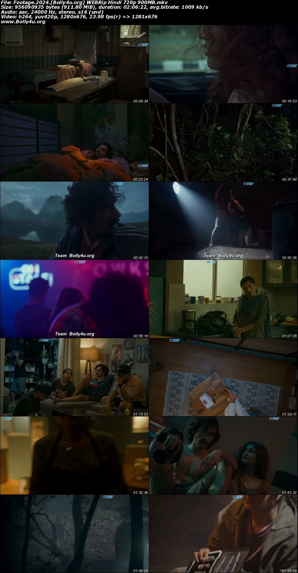 Footage 2024 WEBRip Hindi Dubbed Full Movie Download 1080p 720p 480p