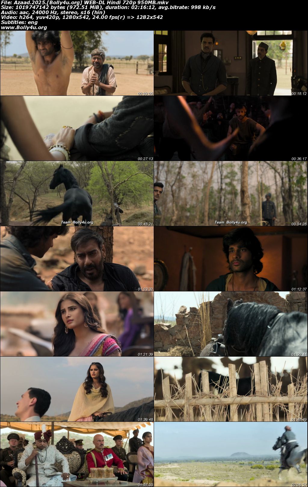 Azaad 2025 WEB-DL Hindi Full Movie Download 1080p 720p 480p