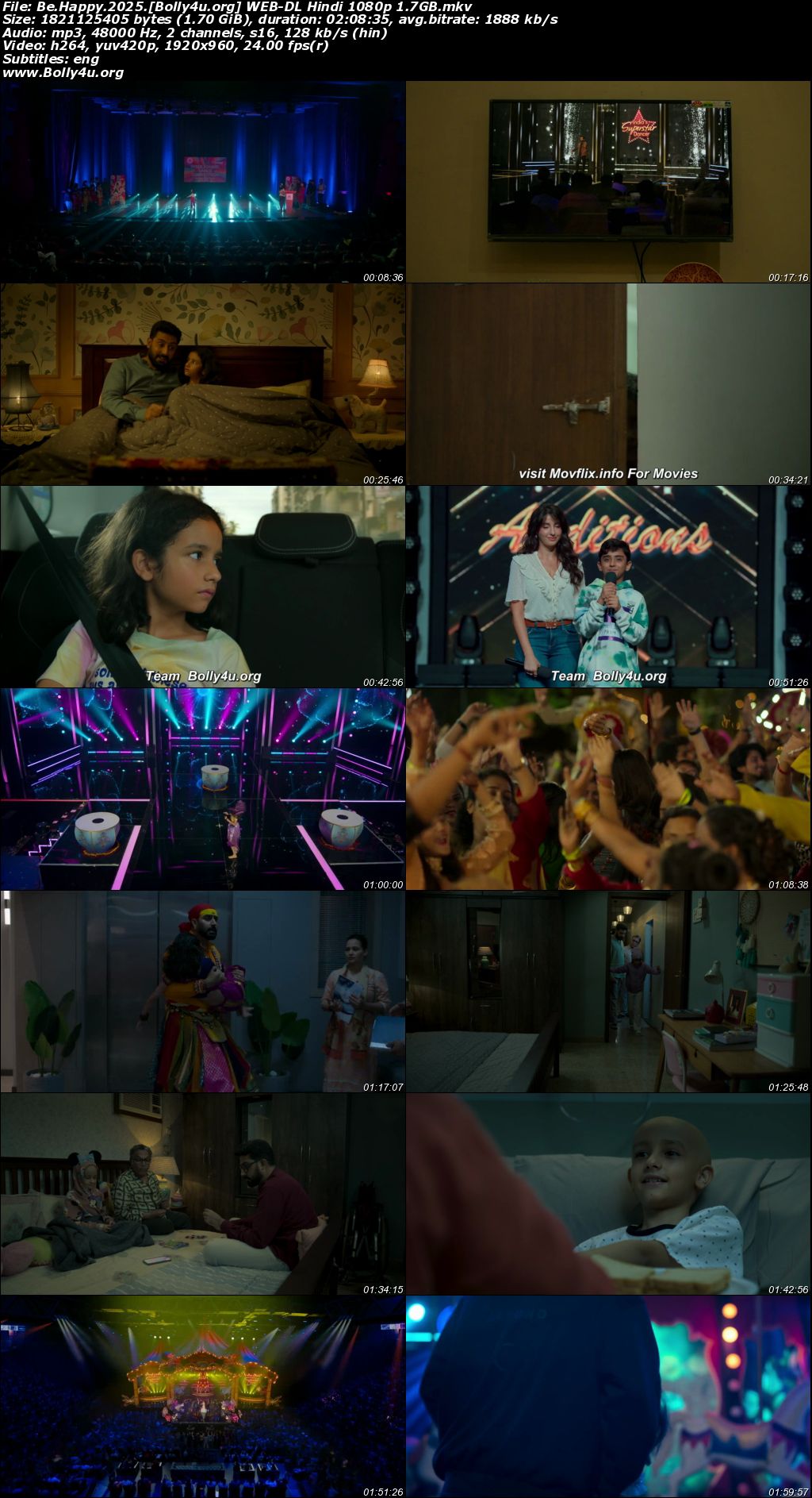 Be Happy 2025 WEB-DL Hindi Full Movie Download 1080p 720p 480p