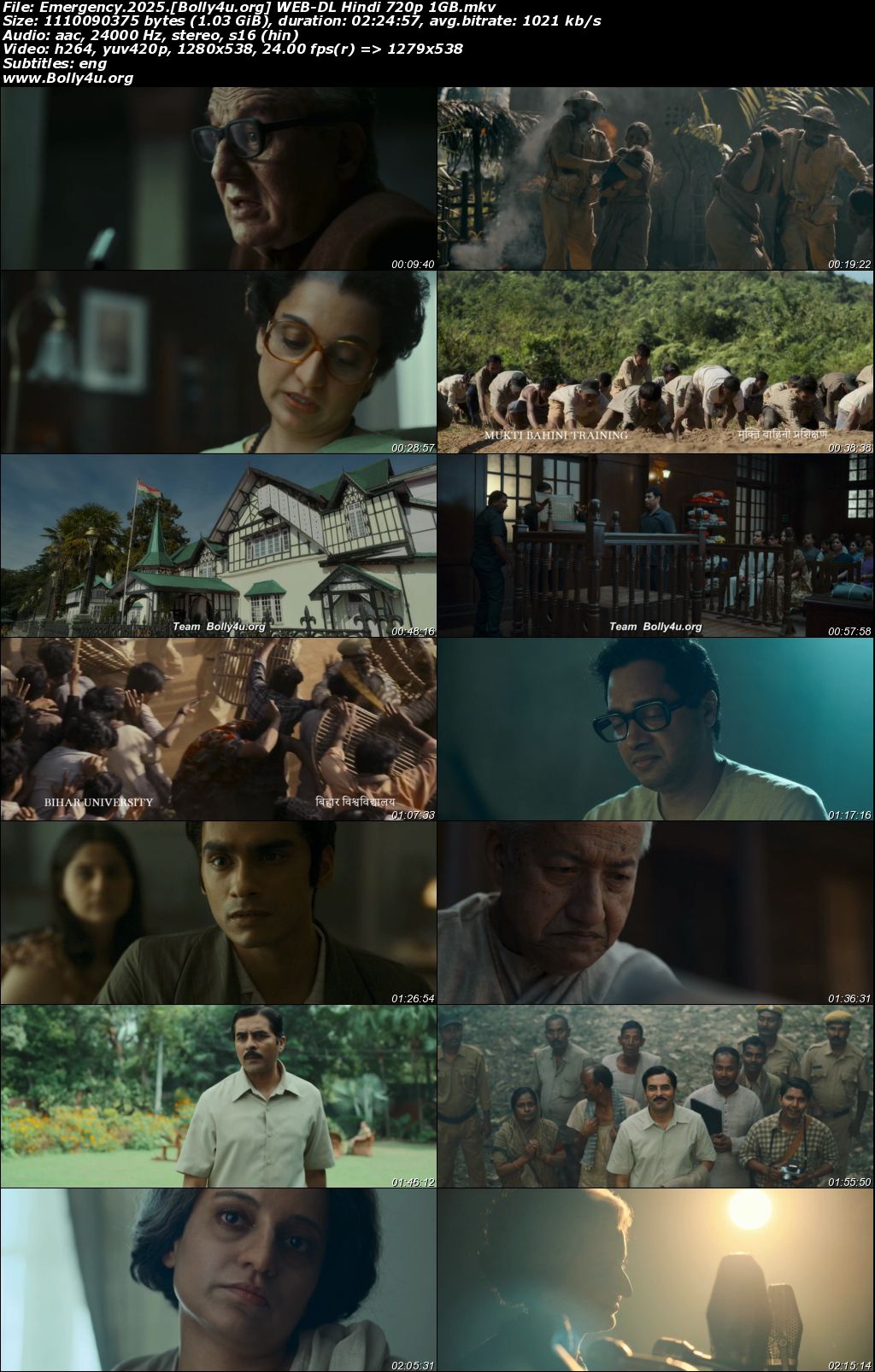 Emergency 2025 WEB-DL Hindi Full Movie Download 1080p 720p 480p