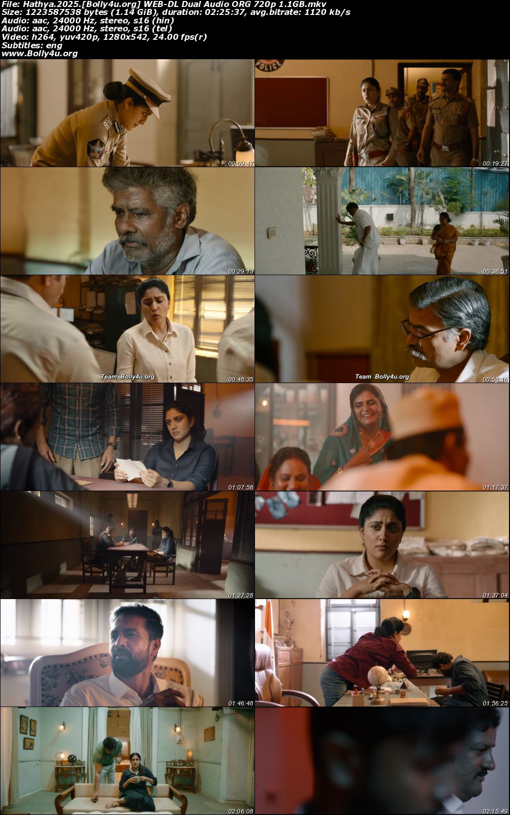 Hathya 2025 WEB-DL UNCUT Hindi Dual Audio ORG Full Movie Download 1080p 720p 480p