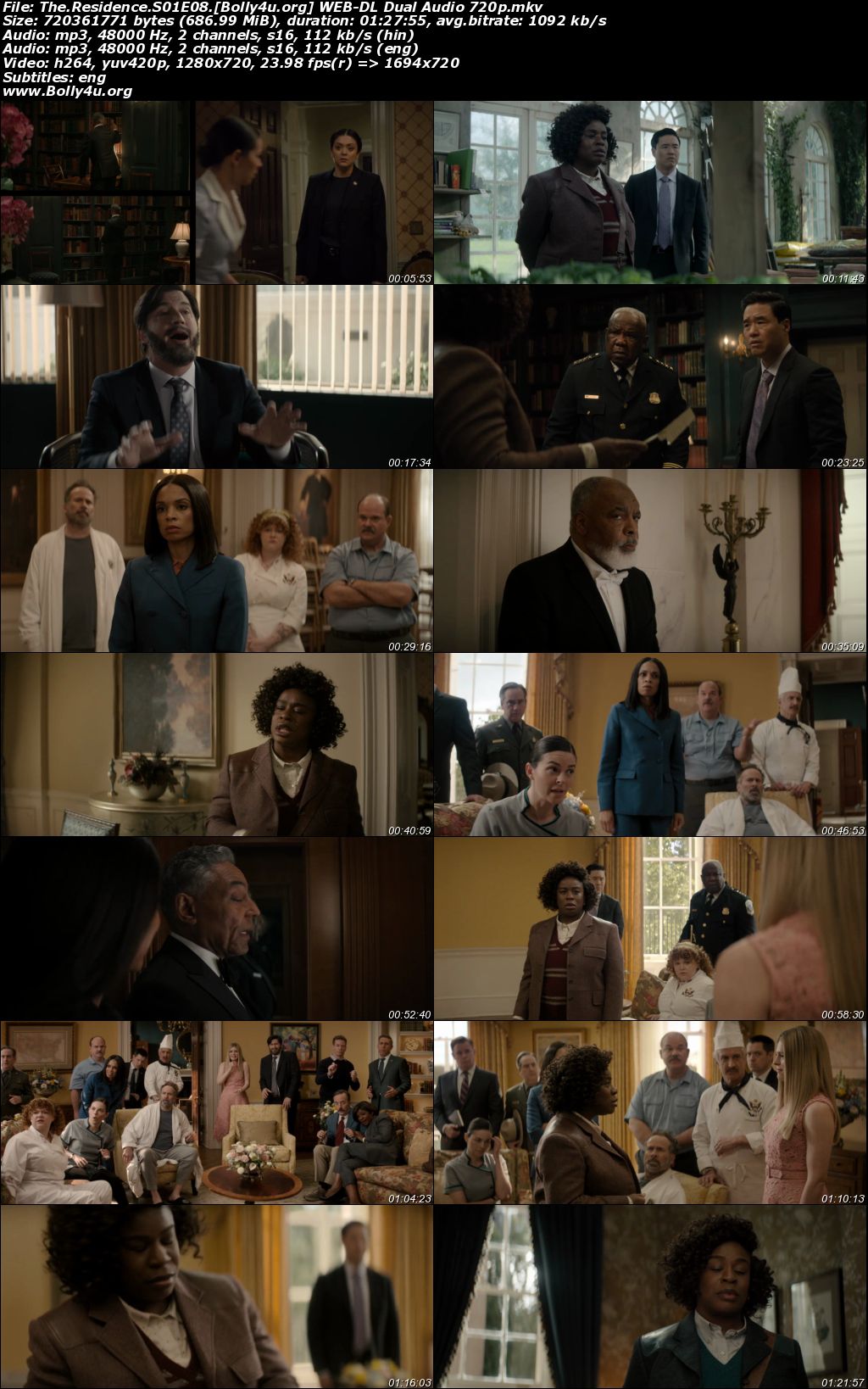 The Residence 2025 WEB-DL Hindi Dual Audio ORG S01 Complete Download 720p 480p