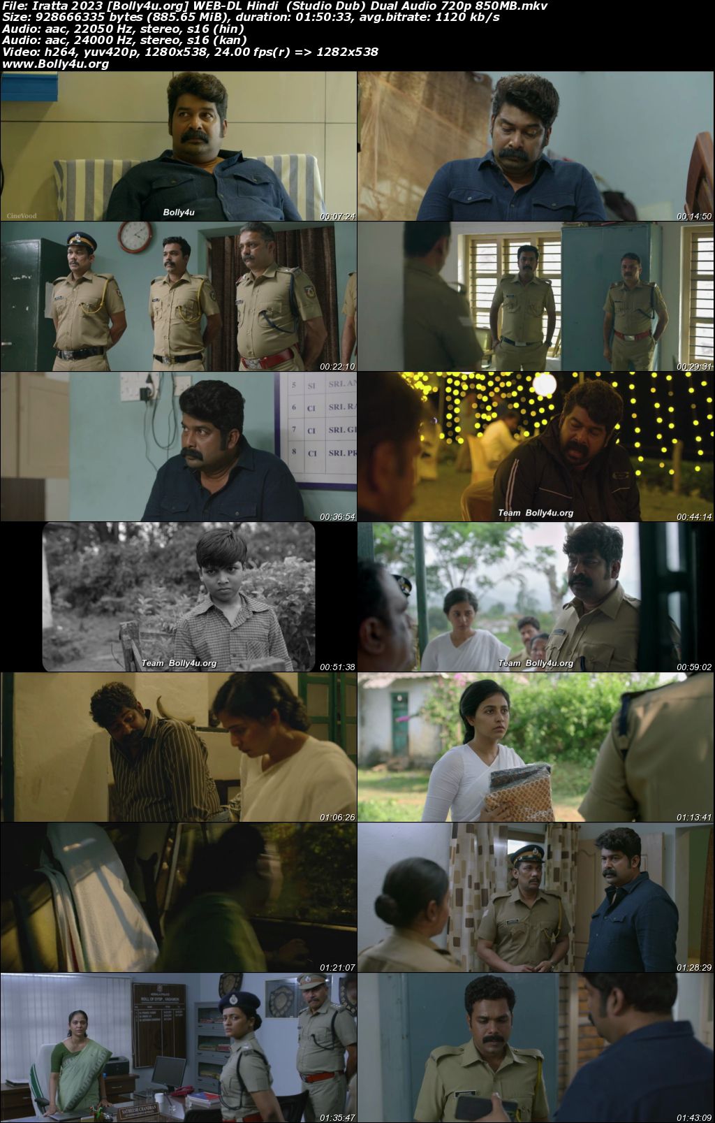 Iratta 2023 WEB-DL Hindi (Studio Dub) Dual Audio Full Movie Download 1080p 720p 480p