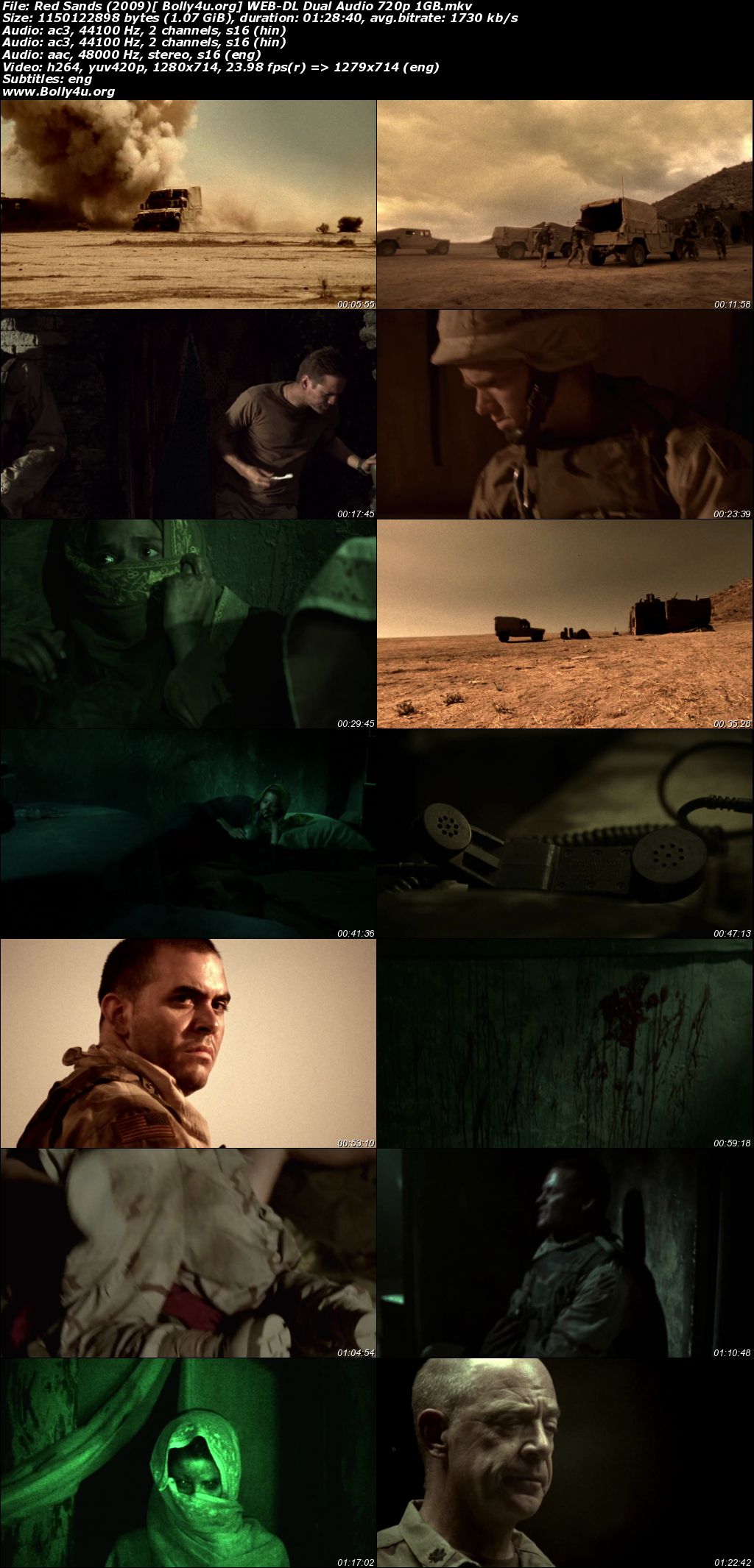 Red Sands 2009 WEB-DL Hindi Dual Audio Full Movie Download 720p 480p