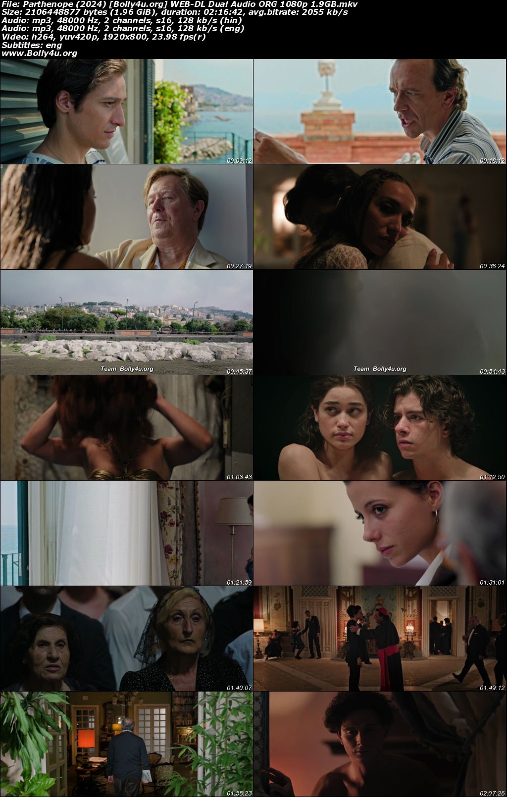 Parthenope 2024 WEB-DL Hindi Dual Audio ORG Full Movie Download 1080p 720p 480p