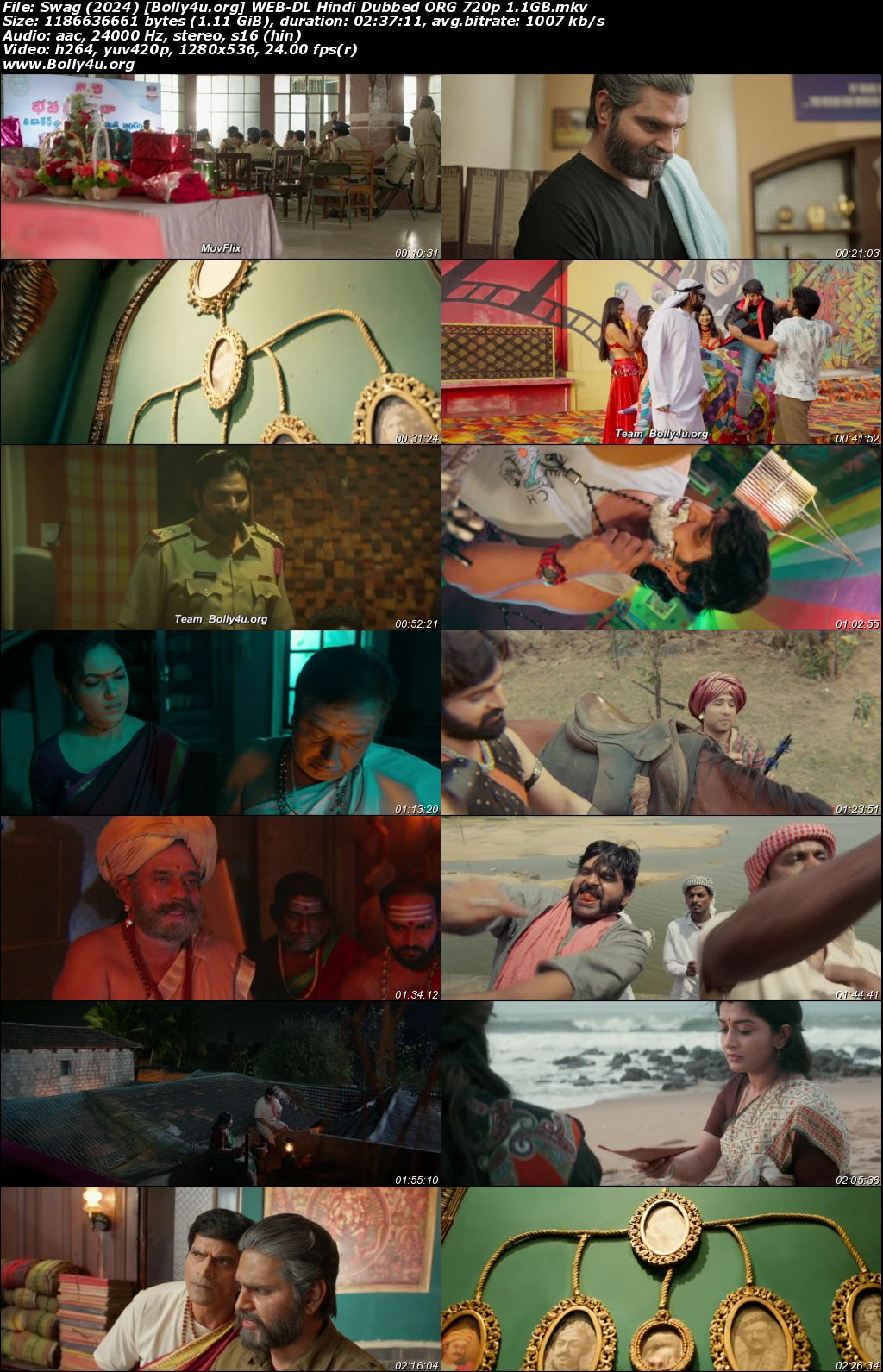 Swag 2024 WEB-DL Hindi Dubbed ORG Full Movie Download 1080p 720p 480p