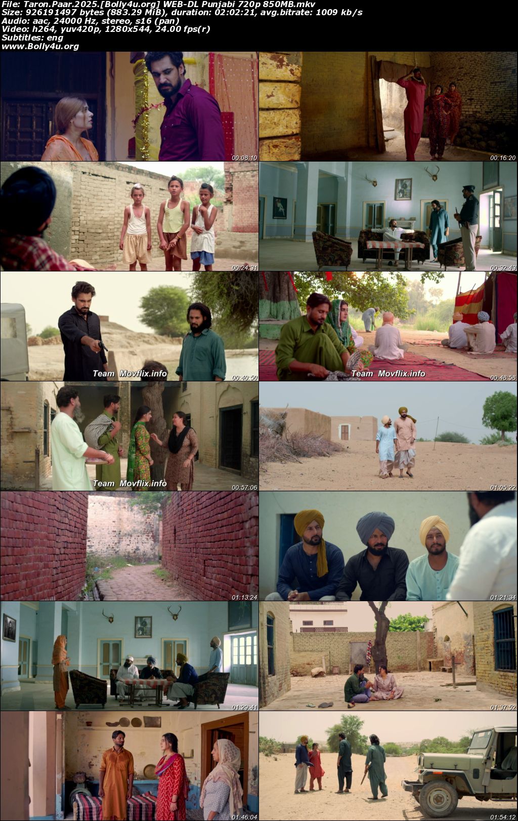 Taron Paar 2025 WEB-DL Punjabi Full Movie Download 1080p 720p 480p
