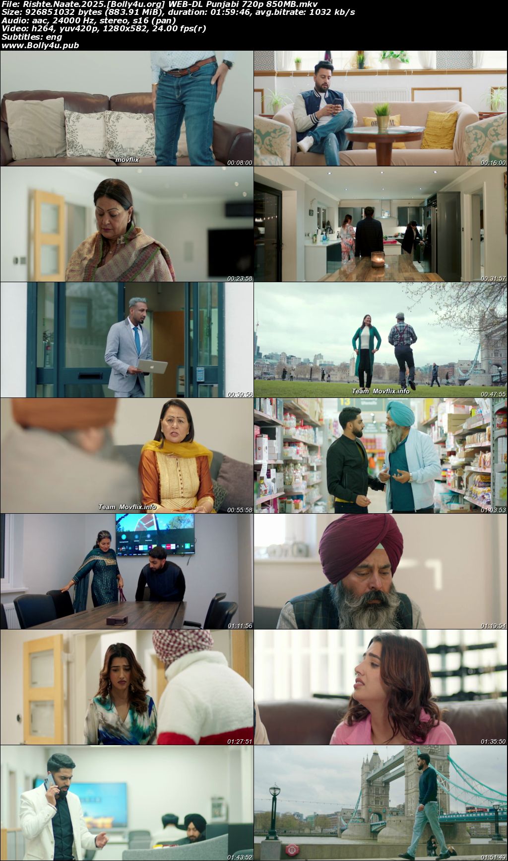 Rishte Naate 2025 WEB-DL Punjabi Full Movie Download 1080p 720p 480p