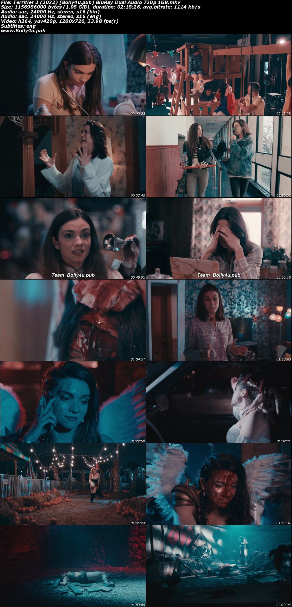 Terrifier 2 2022 WEB-DL Hindi Dual Audio ORG Full Movie Download 1080p 720p 480p