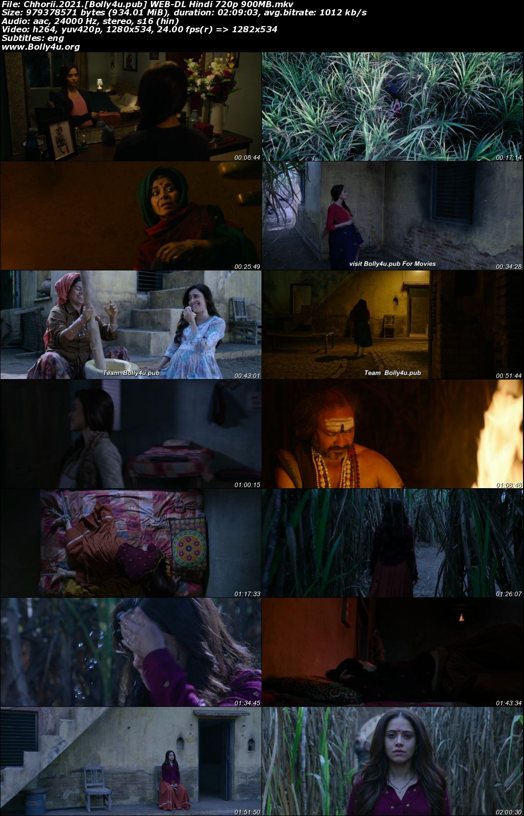 Chhorii 2021 WEB-DL Hindi Full Movie Download 1080p 720p 480p